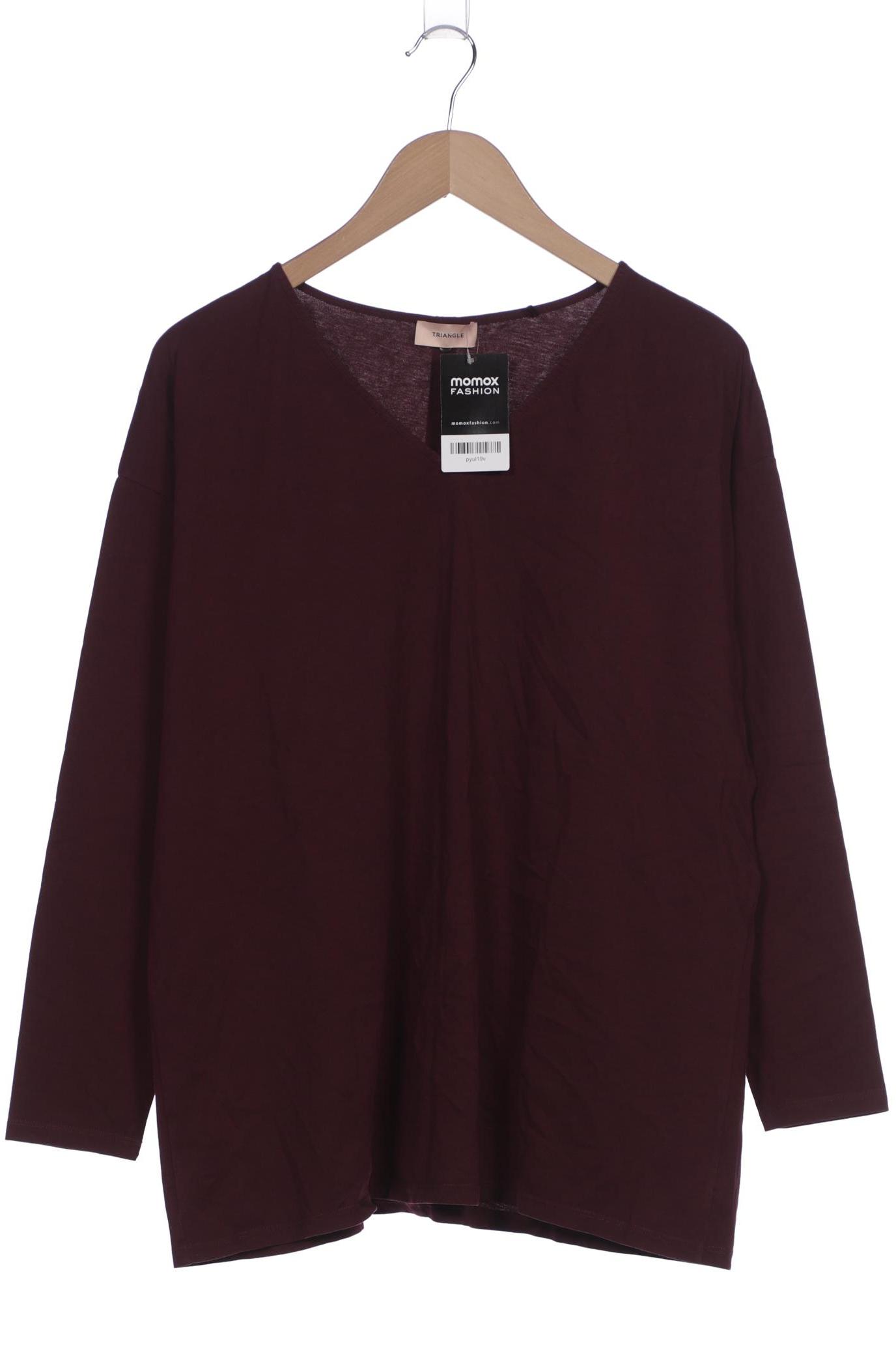 

Triangle Damen Langarmshirt, bordeaux, Gr. 48