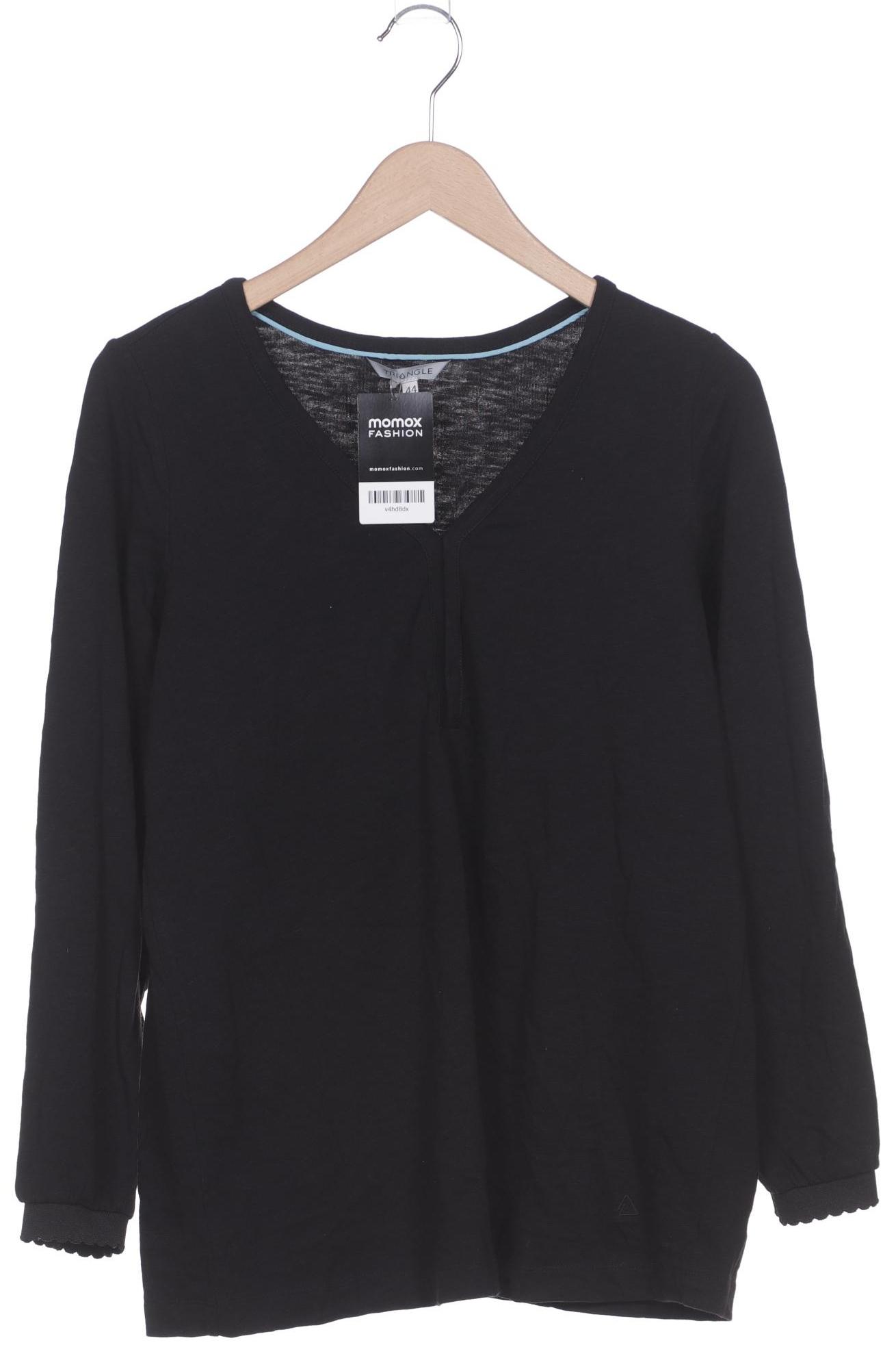 

Triangle Damen Langarmshirt, schwarz, Gr. 44
