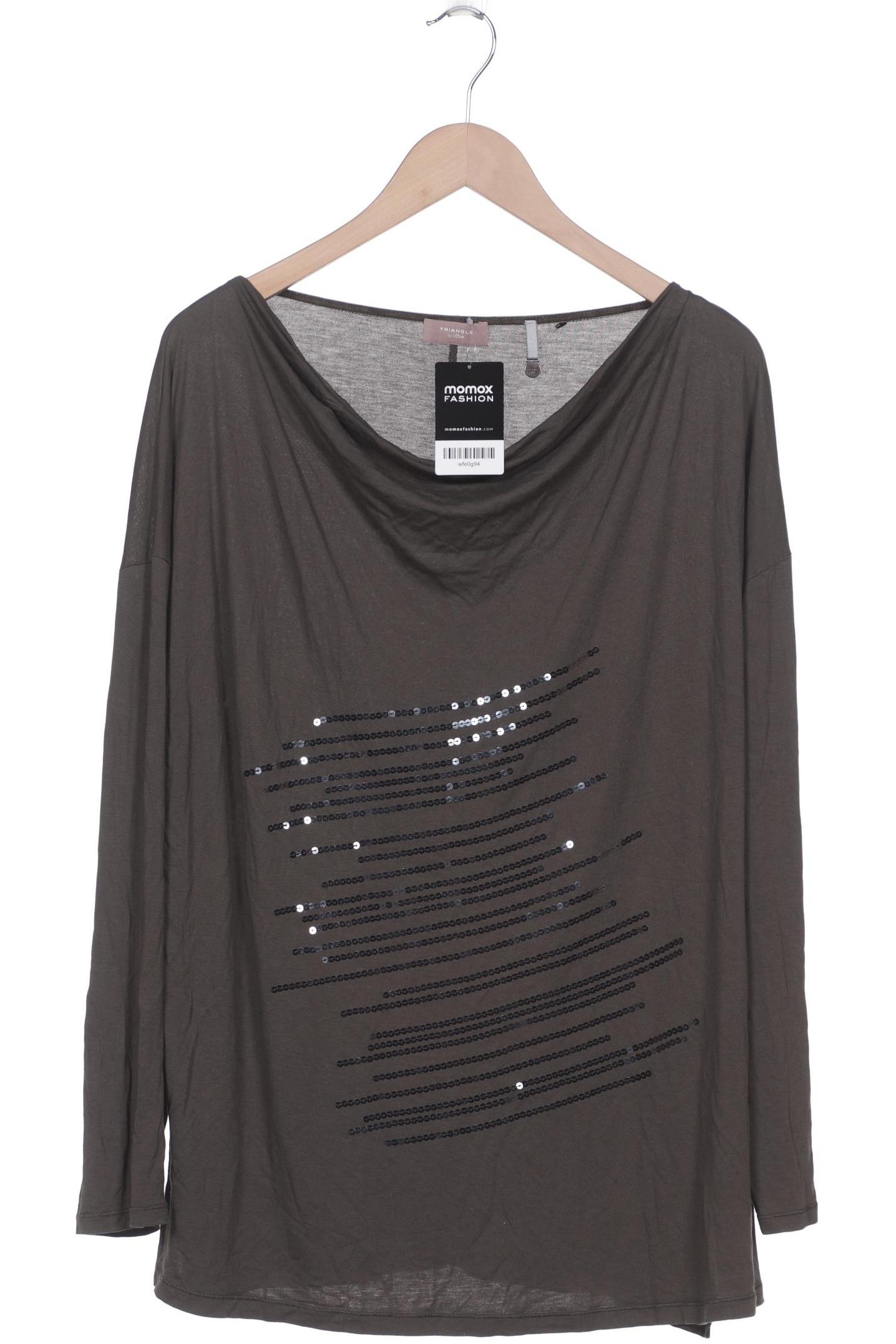 

Triangle Damen Langarmshirt, grün, Gr. 48