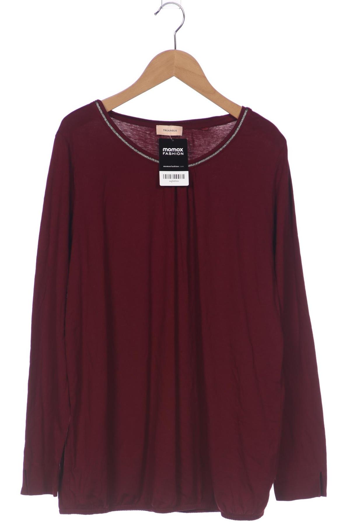 

Triangle Damen Langarmshirt, bordeaux, Gr. 42