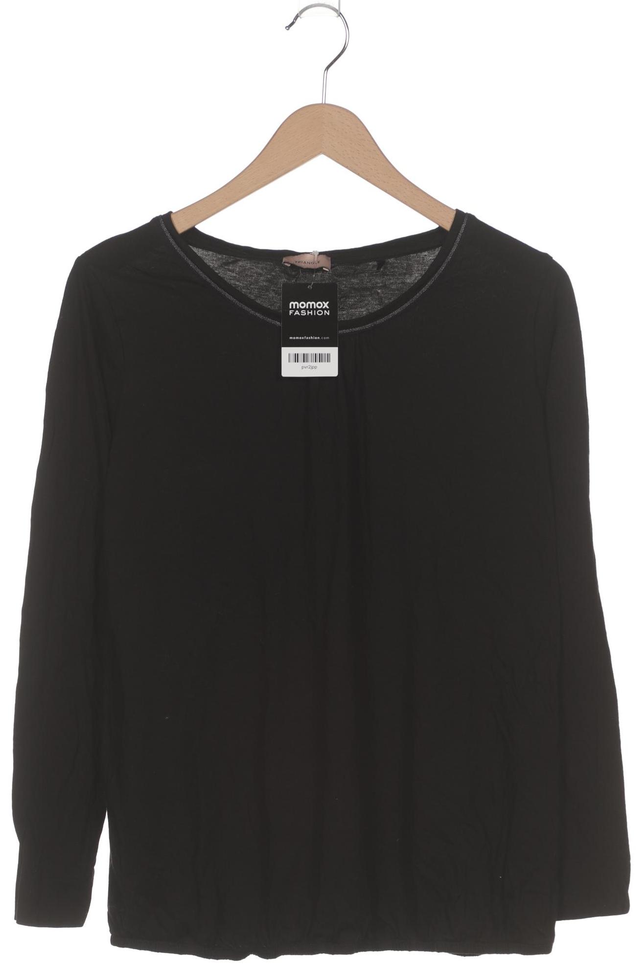 

Triangle Damen Langarmshirt, schwarz, Gr. 44