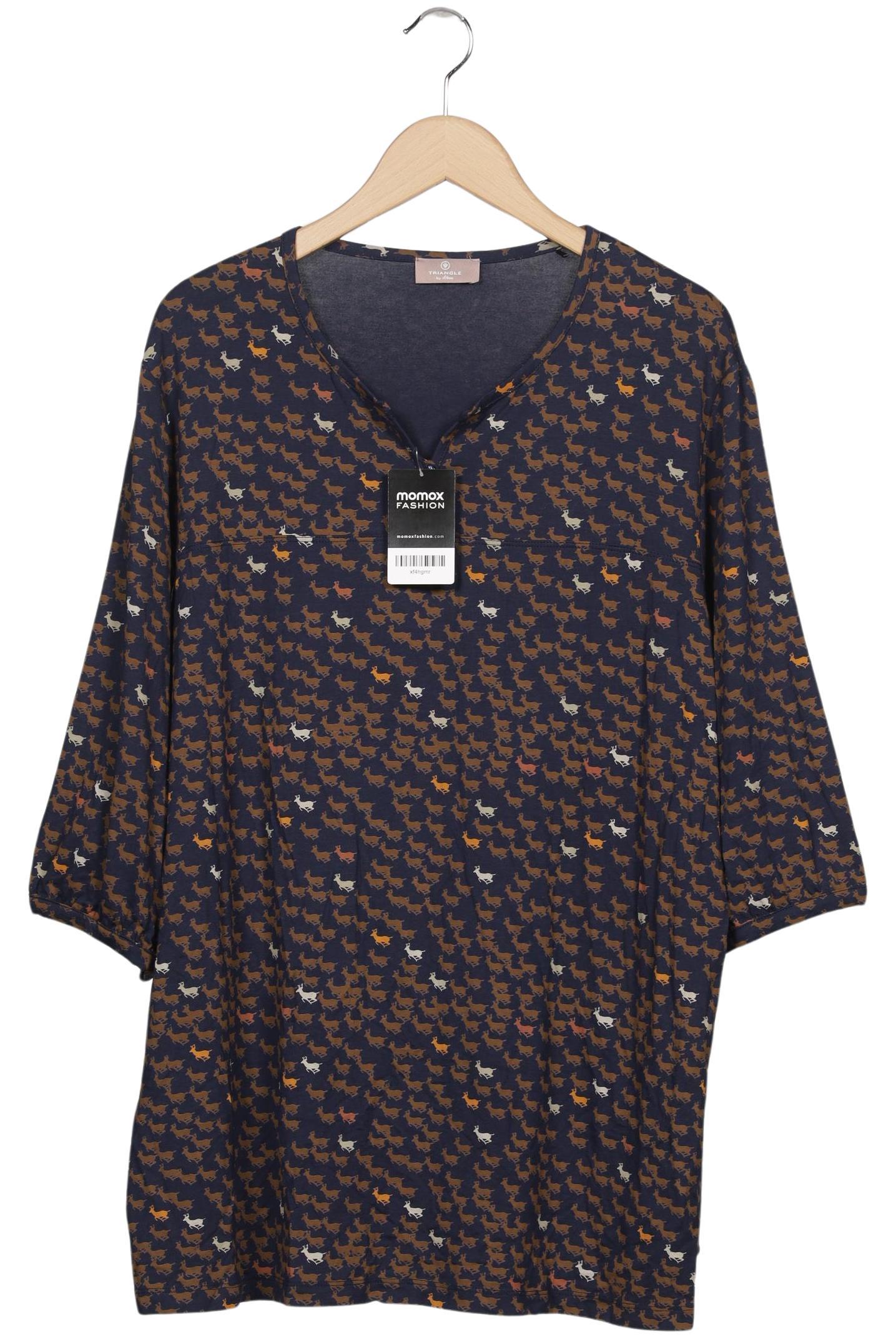 

Triangle Damen Langarmshirt, marineblau, Gr. 52