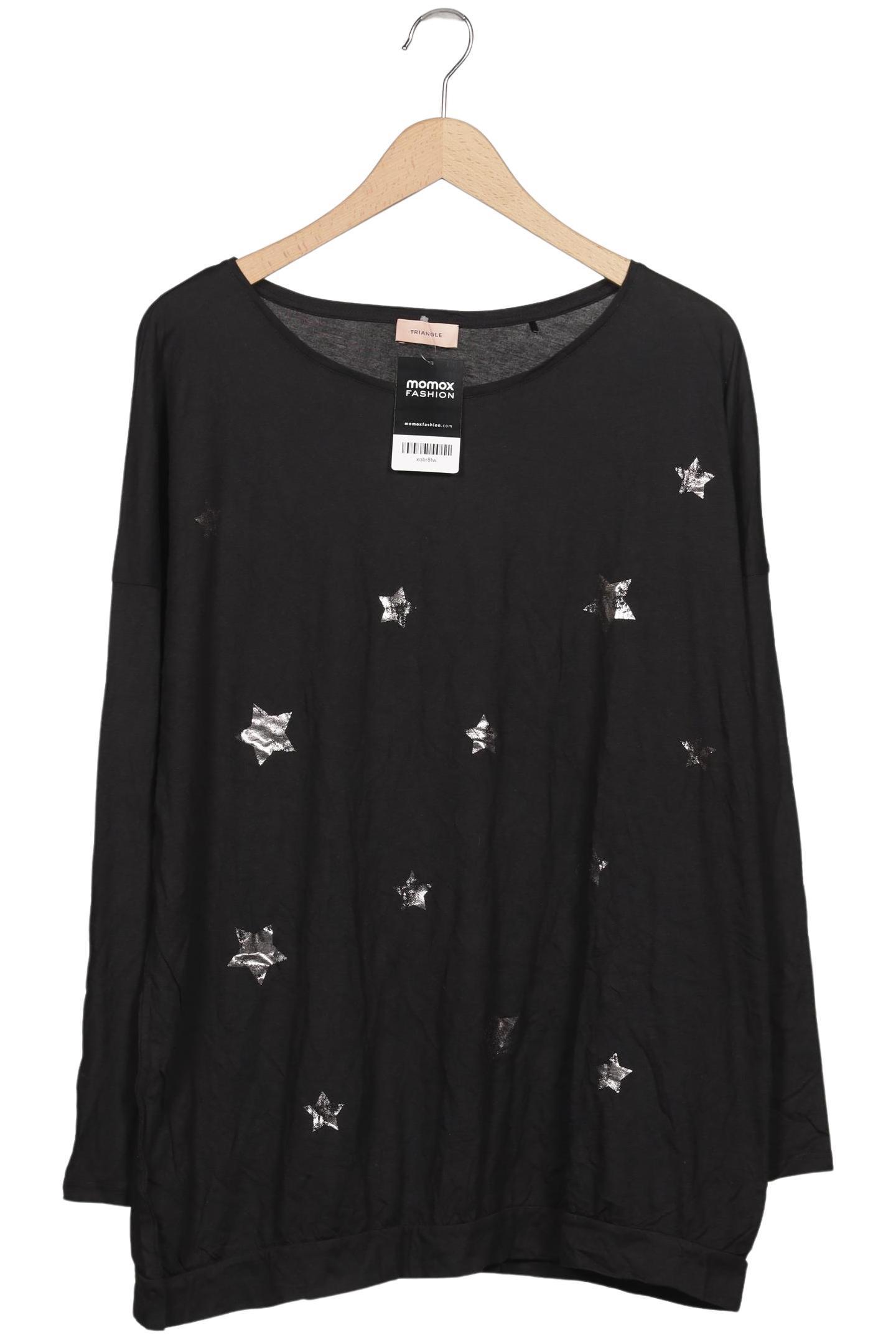 

Triangle Damen Langarmshirt, schwarz, Gr. 52