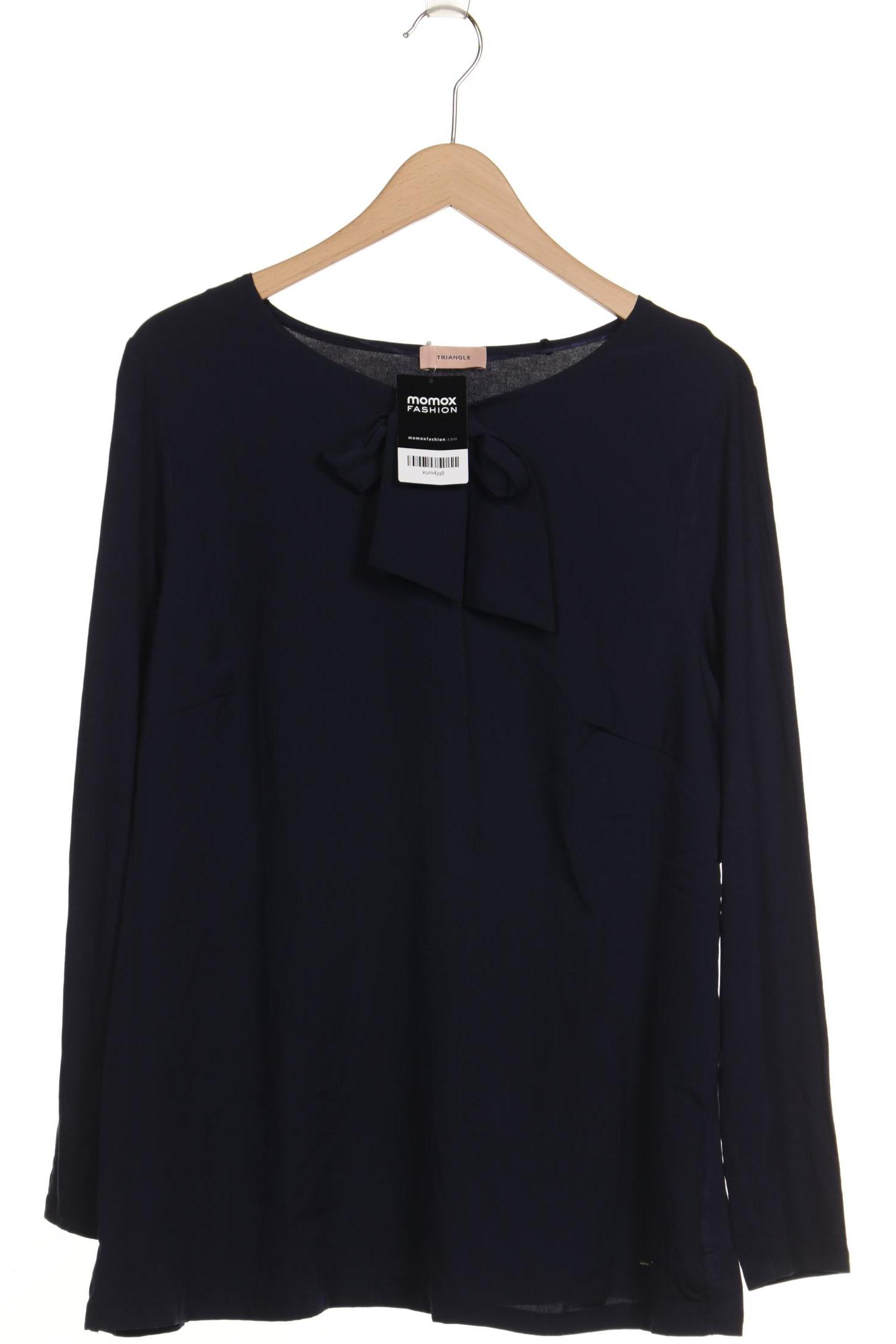 

Triangle Damen Langarmshirt, marineblau, Gr. 46