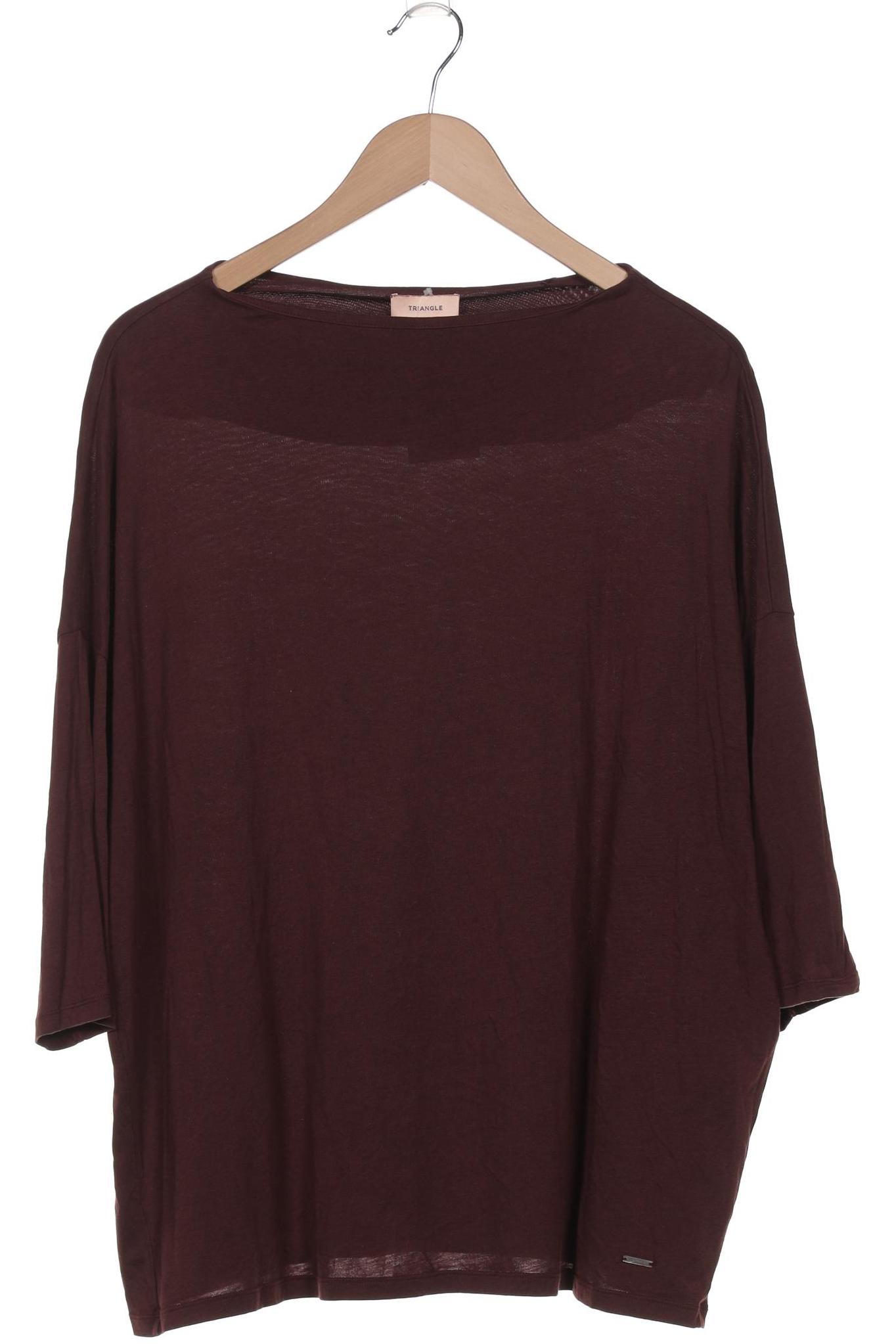 

Triangle Damen Langarmshirt, bordeaux, Gr. 50