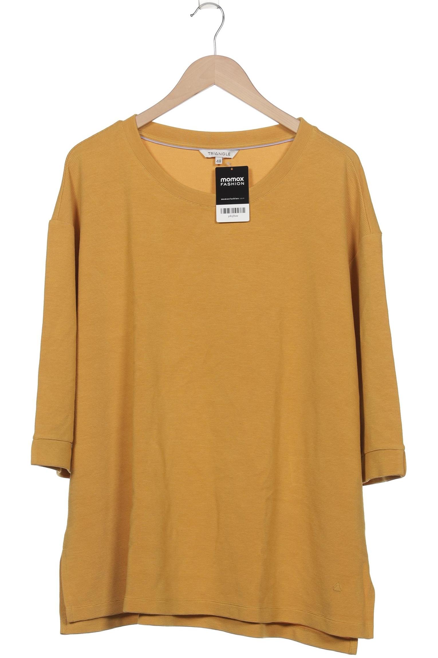 

Triangle Damen Langarmshirt, gelb, Gr. 48