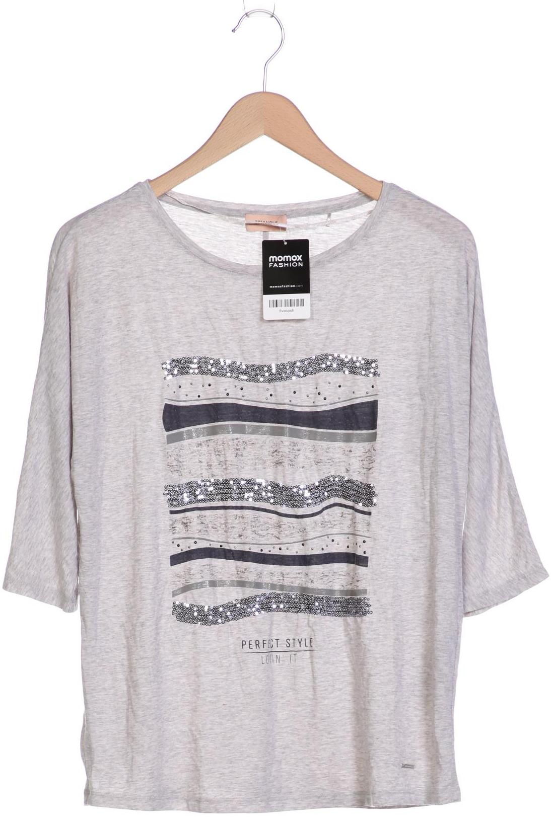 

Triangle Damen Langarmshirt, grau, Gr. 36