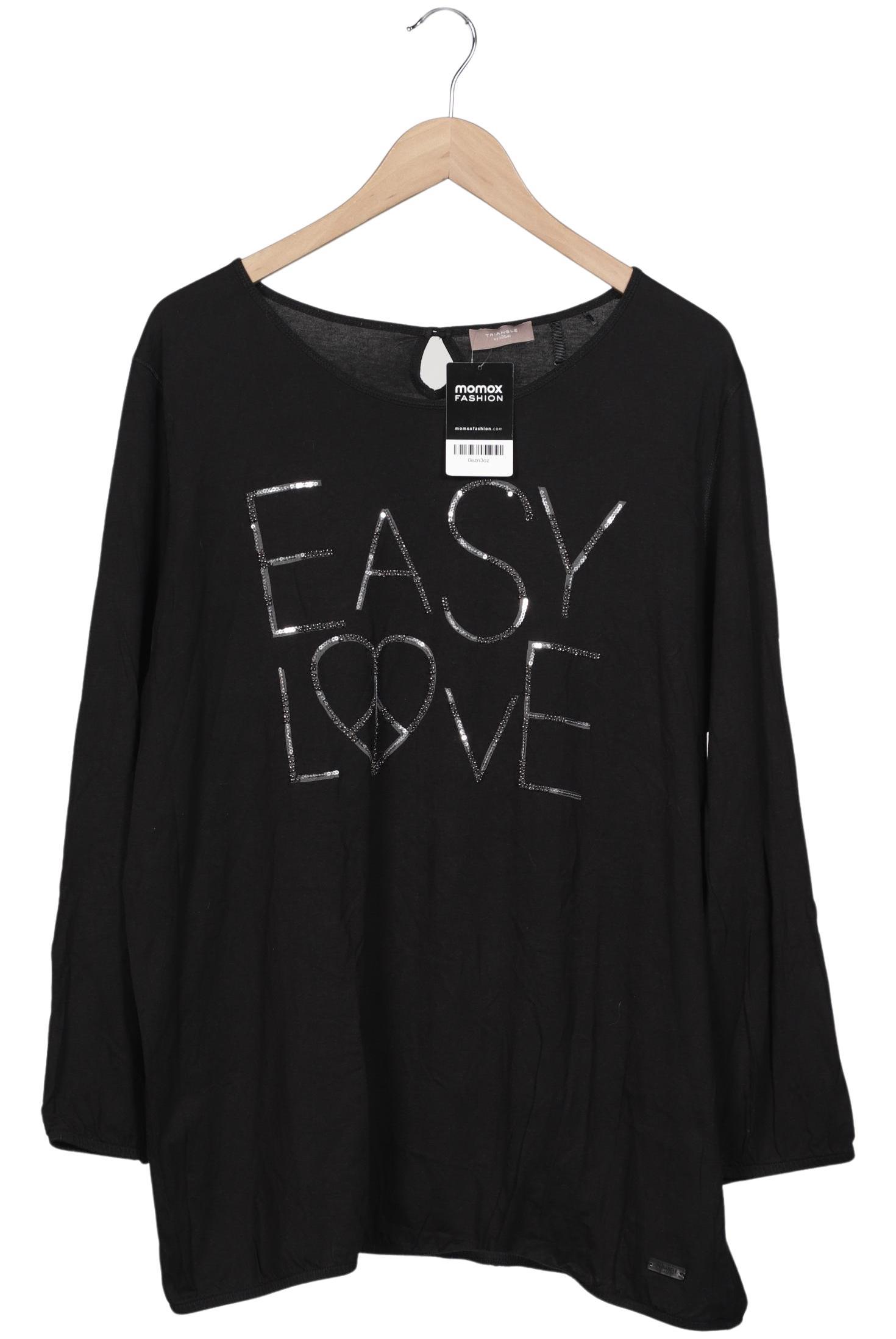 

Triangle Damen Langarmshirt, schwarz, Gr. 46