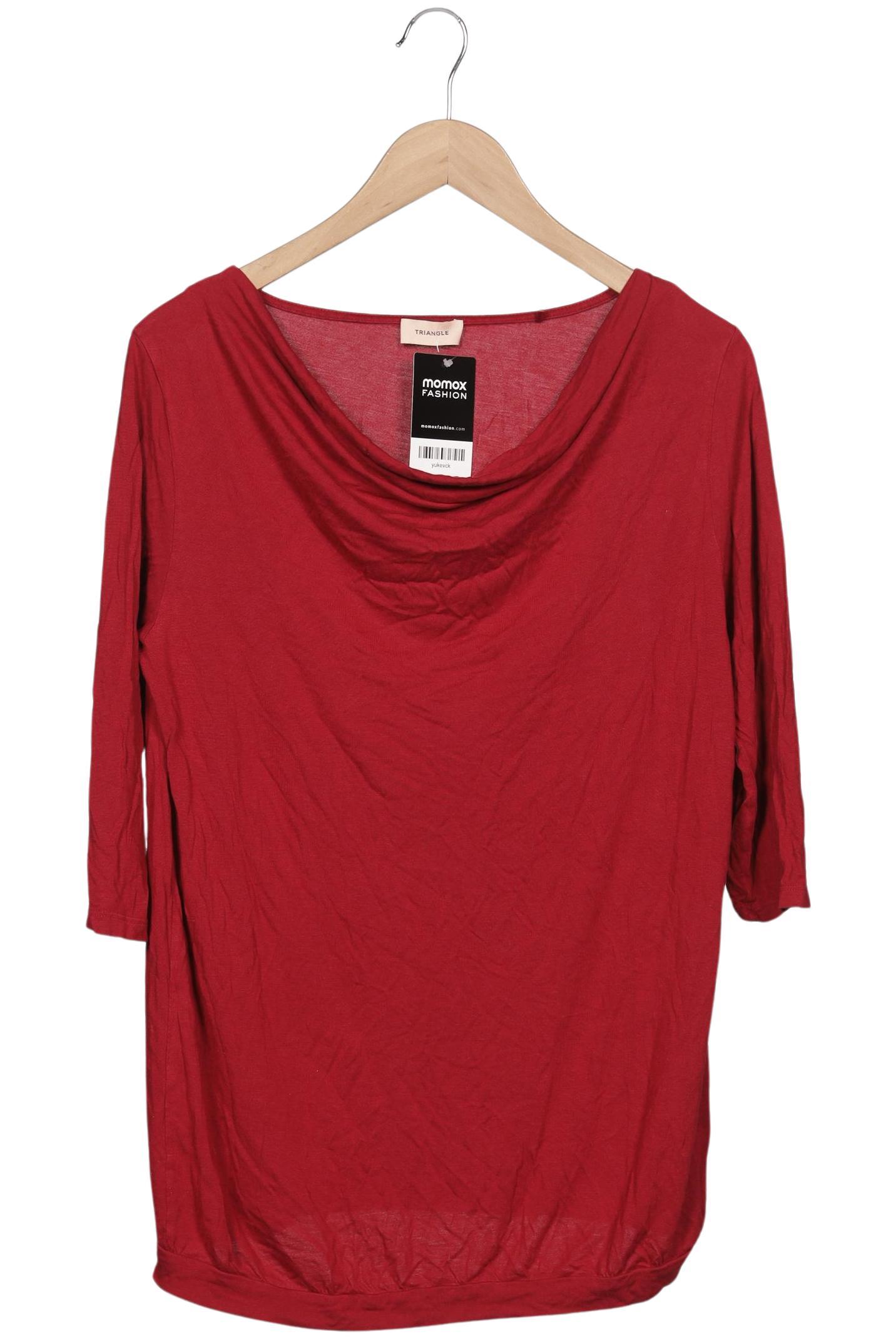 

Triangle Damen Langarmshirt, rot, Gr. 38