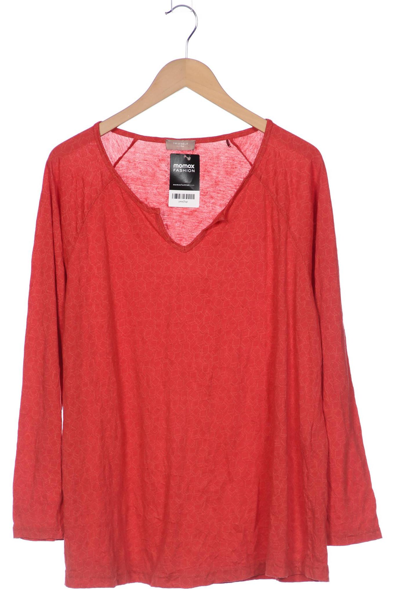 

Triangle Damen Langarmshirt, rot, Gr. 46