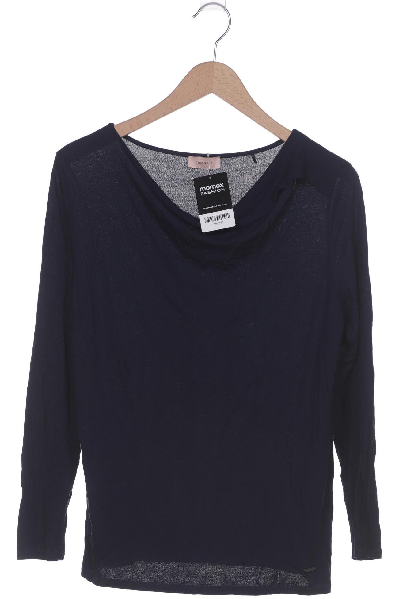 

Triangle Damen Langarmshirt, marineblau, Gr. 38