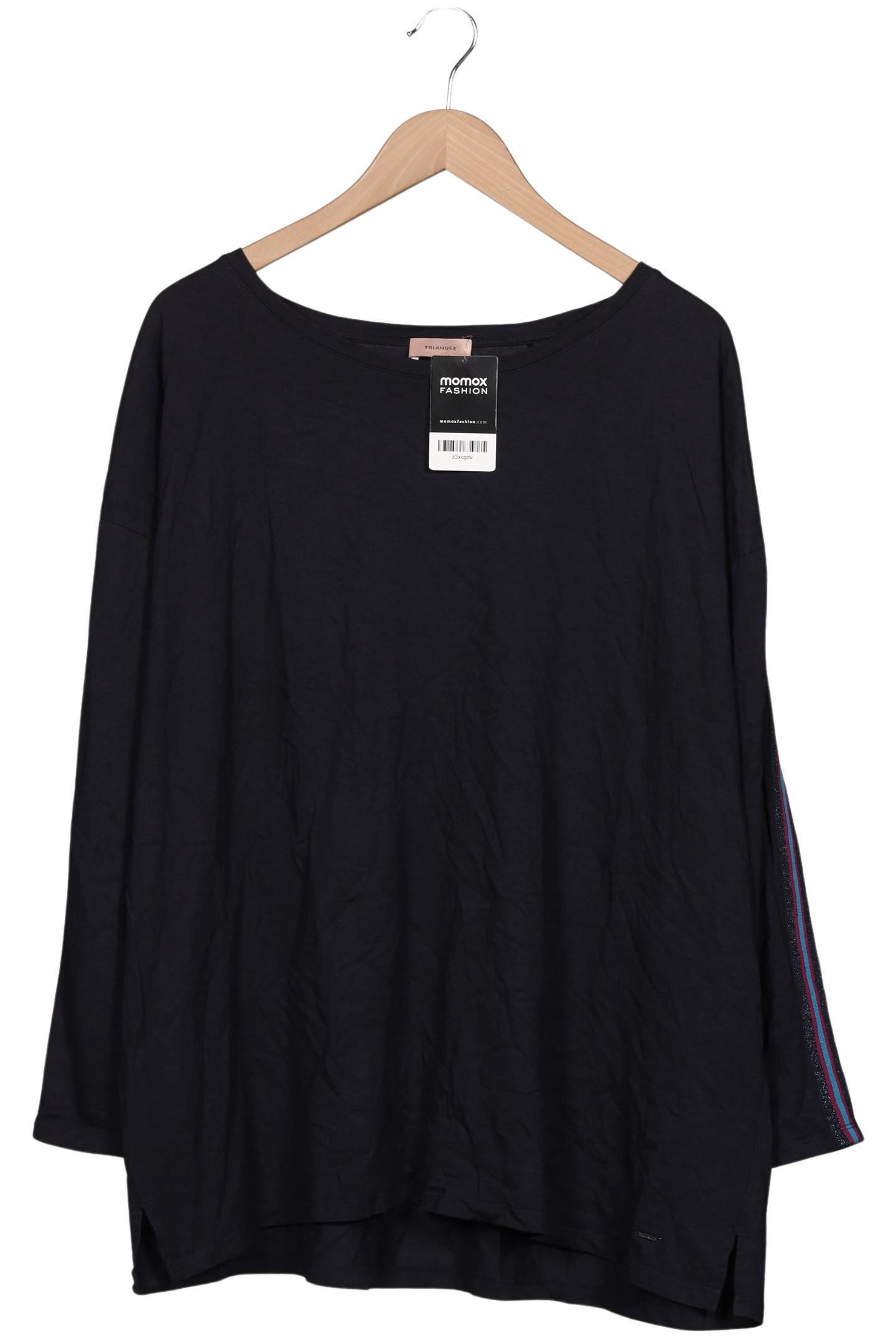 

Triangle Damen Langarmshirt, marineblau, Gr. 52
