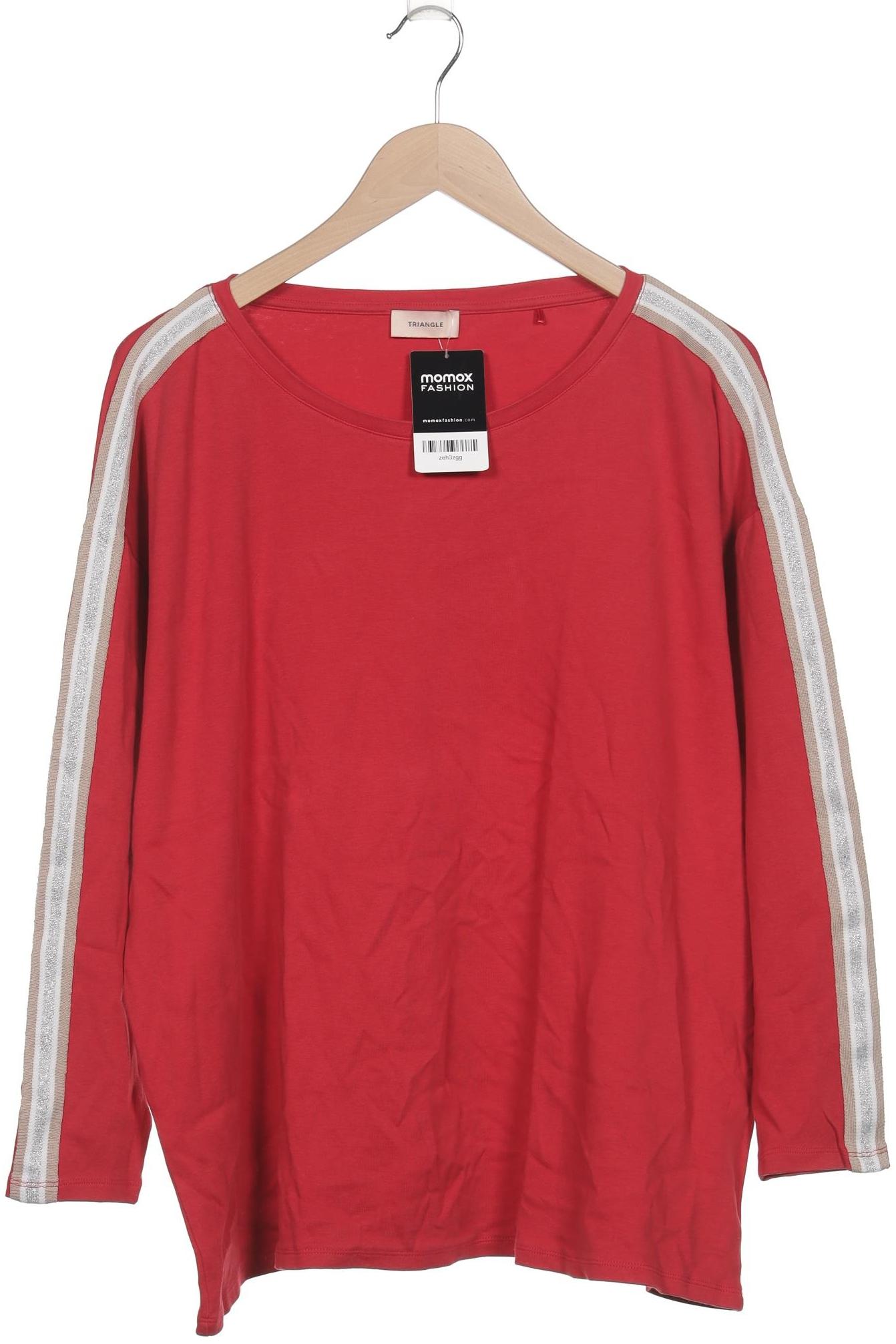 

Triangle Damen Langarmshirt, rot, Gr. 48
