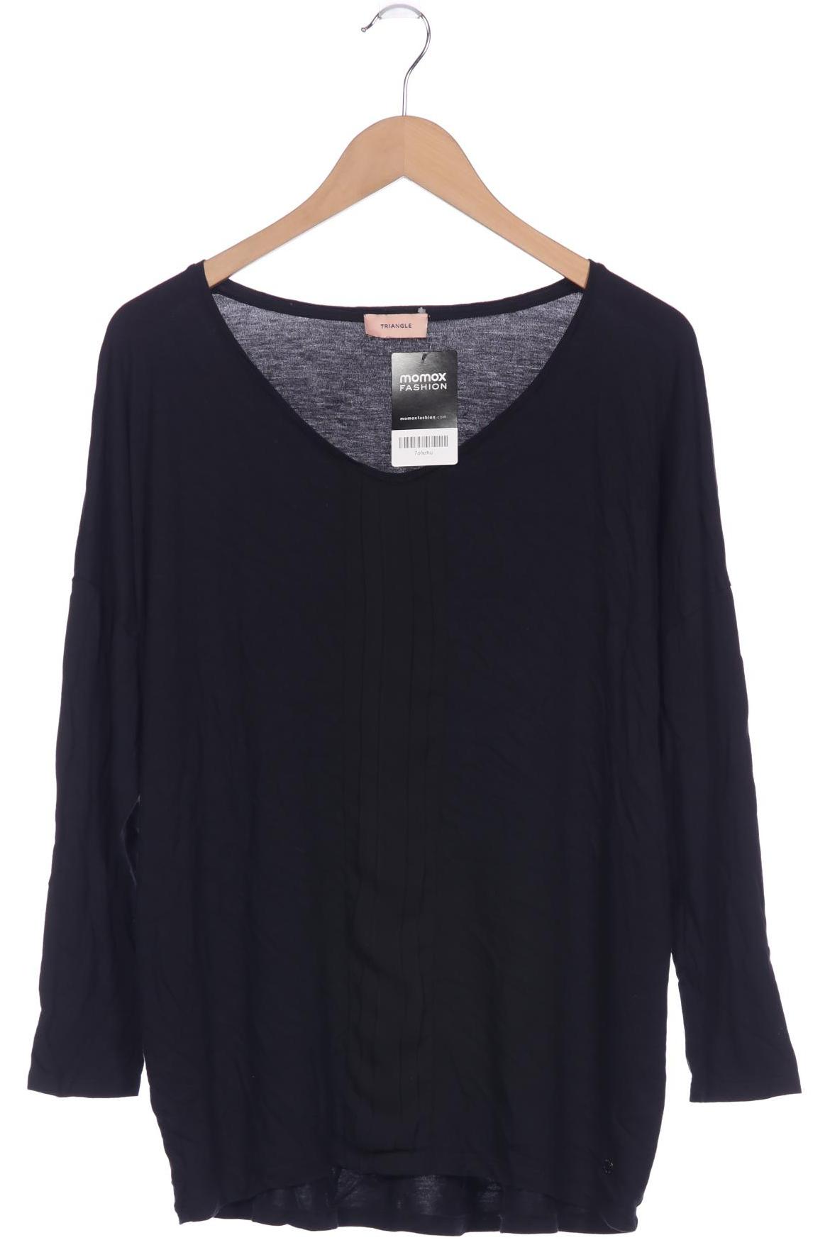 

Triangle Damen Langarmshirt, schwarz, Gr. 48