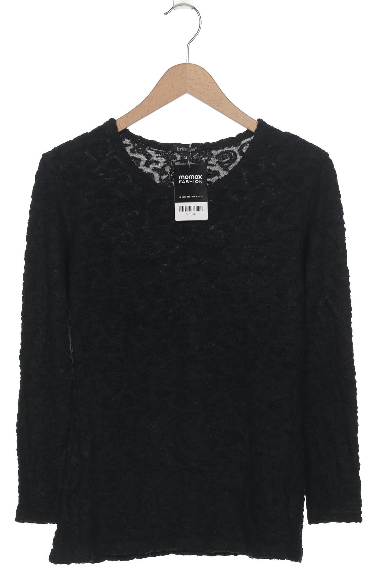 

Triangle Damen Langarmshirt, schwarz, Gr. 38