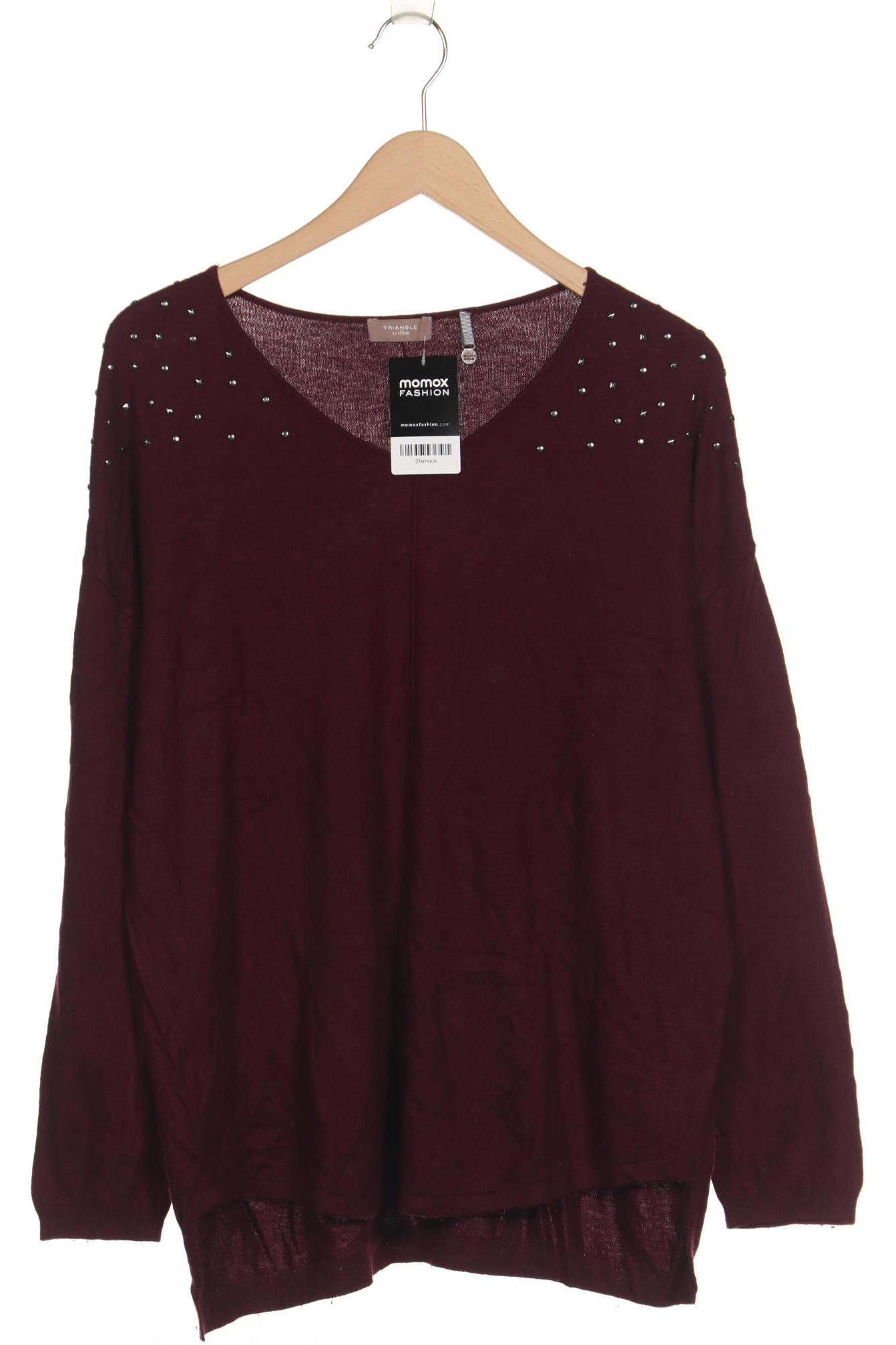 

Triangle Damen Pullover, bordeaux, Gr. 46