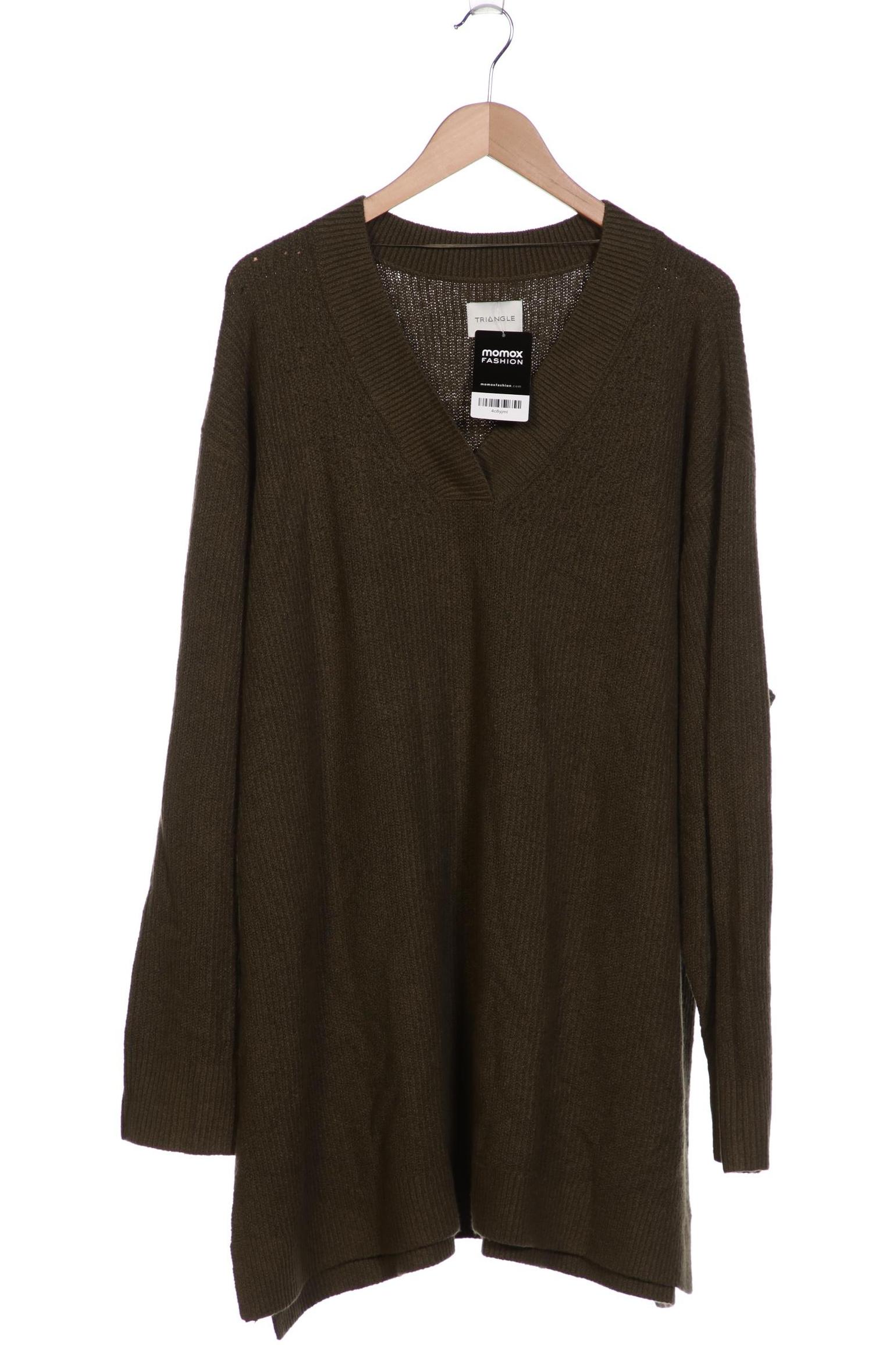 

Triangle Damen Pullover, grün, Gr. 52