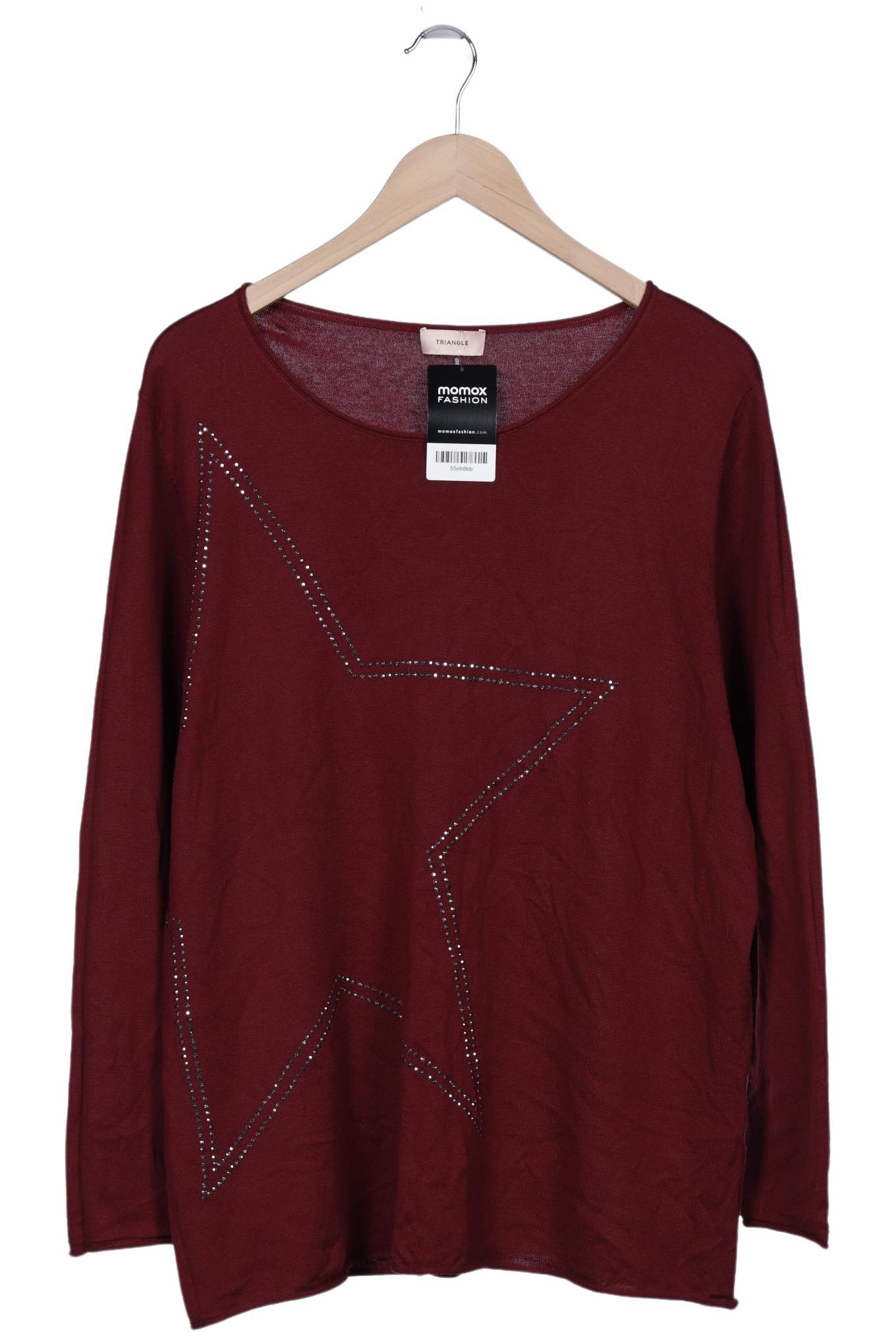 

Triangle Damen Pullover, bordeaux, Gr. 48