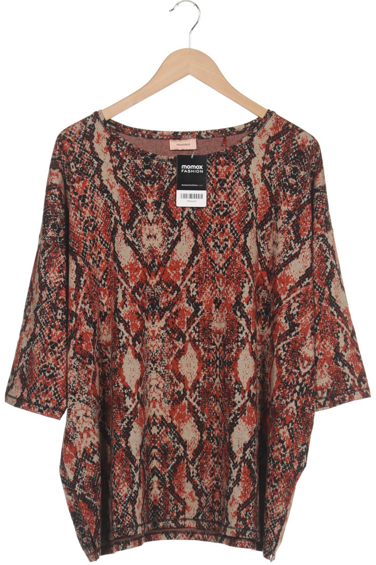 

Triangle Damen Pullover, orange, Gr. 50