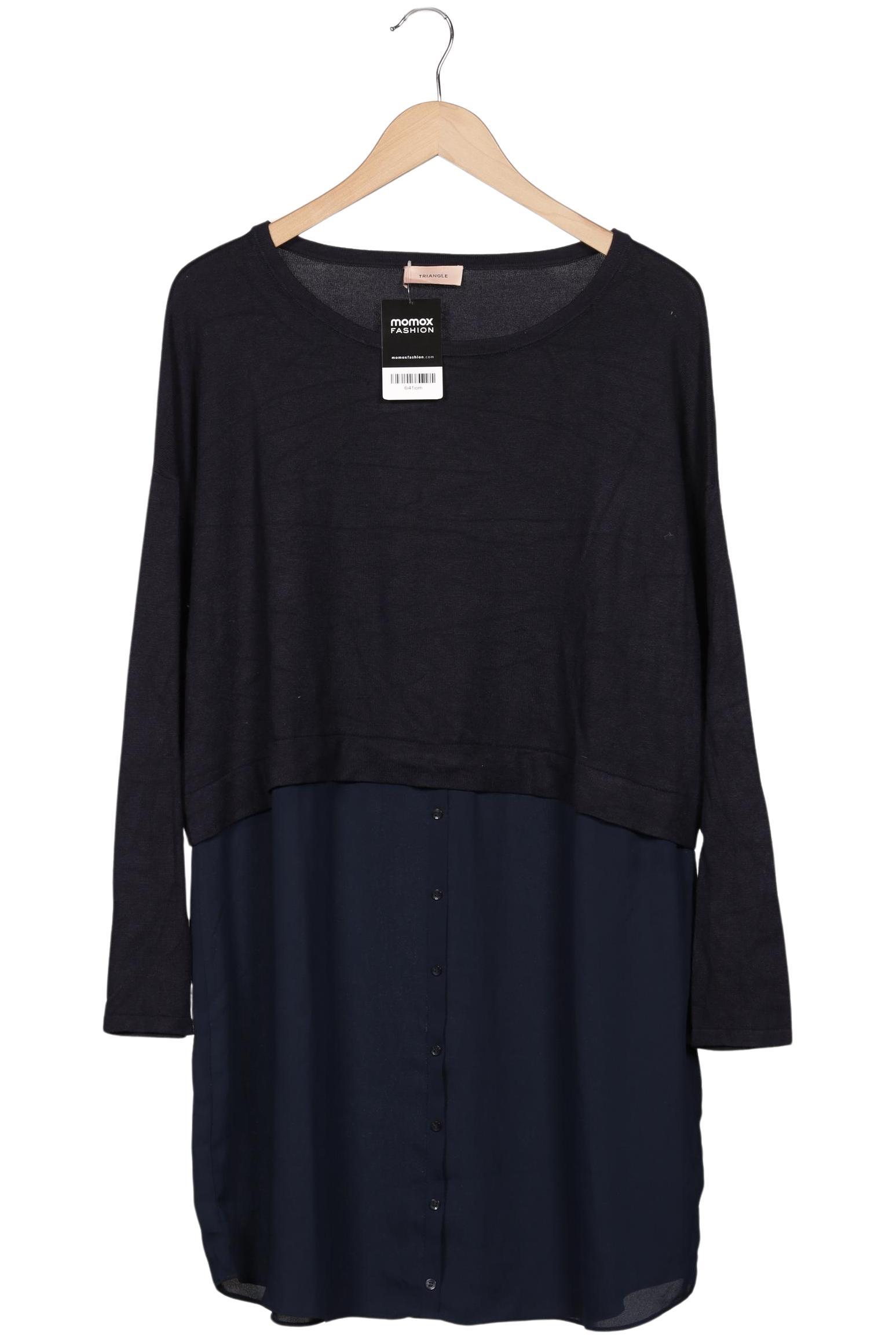 

Triangle Damen Pullover, marineblau, Gr. 48