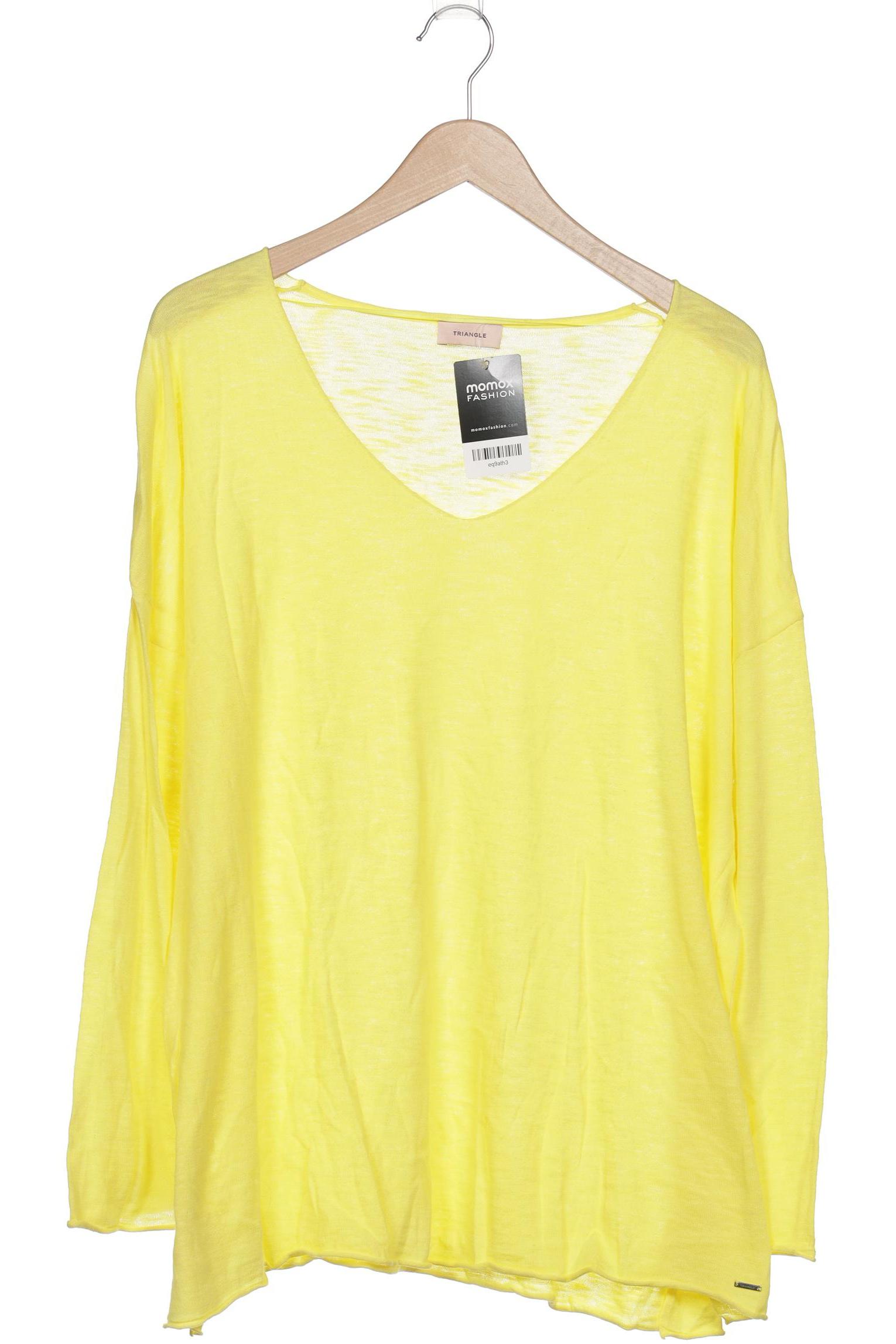 

Triangle Damen Pullover, gelb, Gr. 52