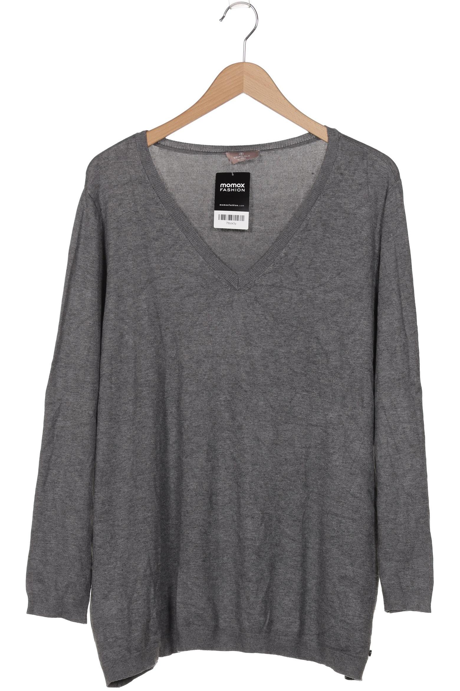 

Triangle Damen Pullover, grau, Gr. 52