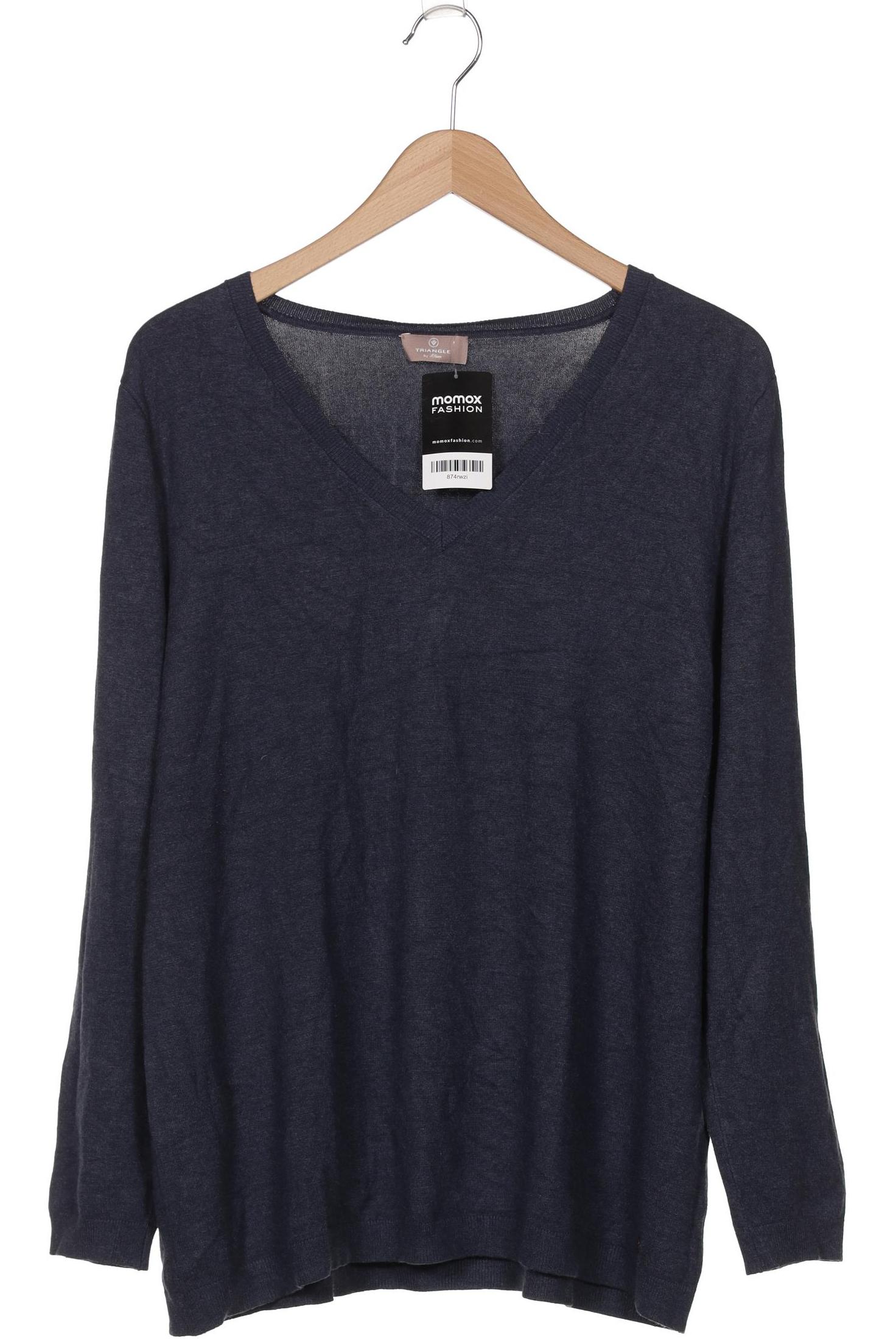 

Triangle Damen Pullover, marineblau, Gr. 48