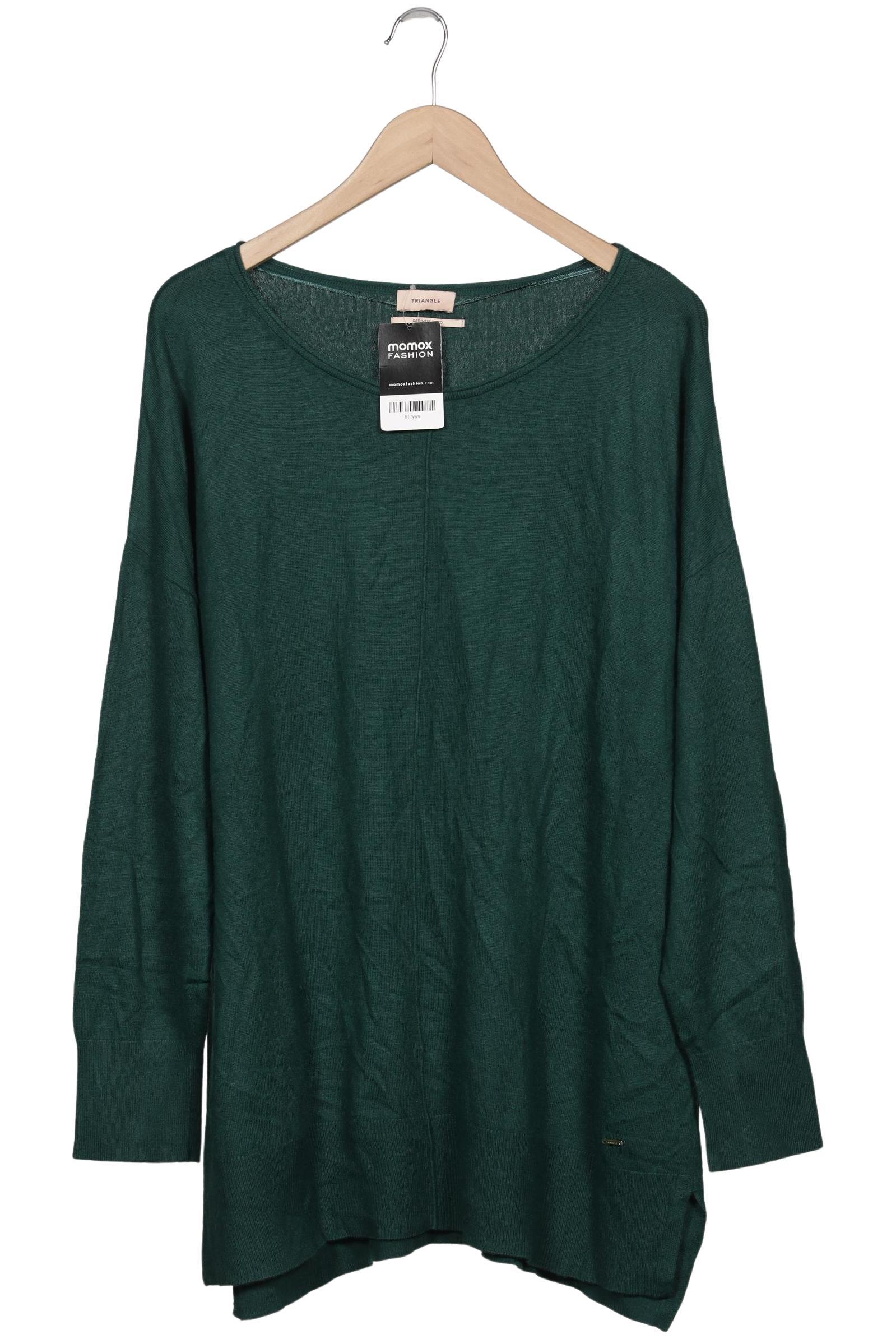 

Triangle Damen Pullover, grün, Gr. 52