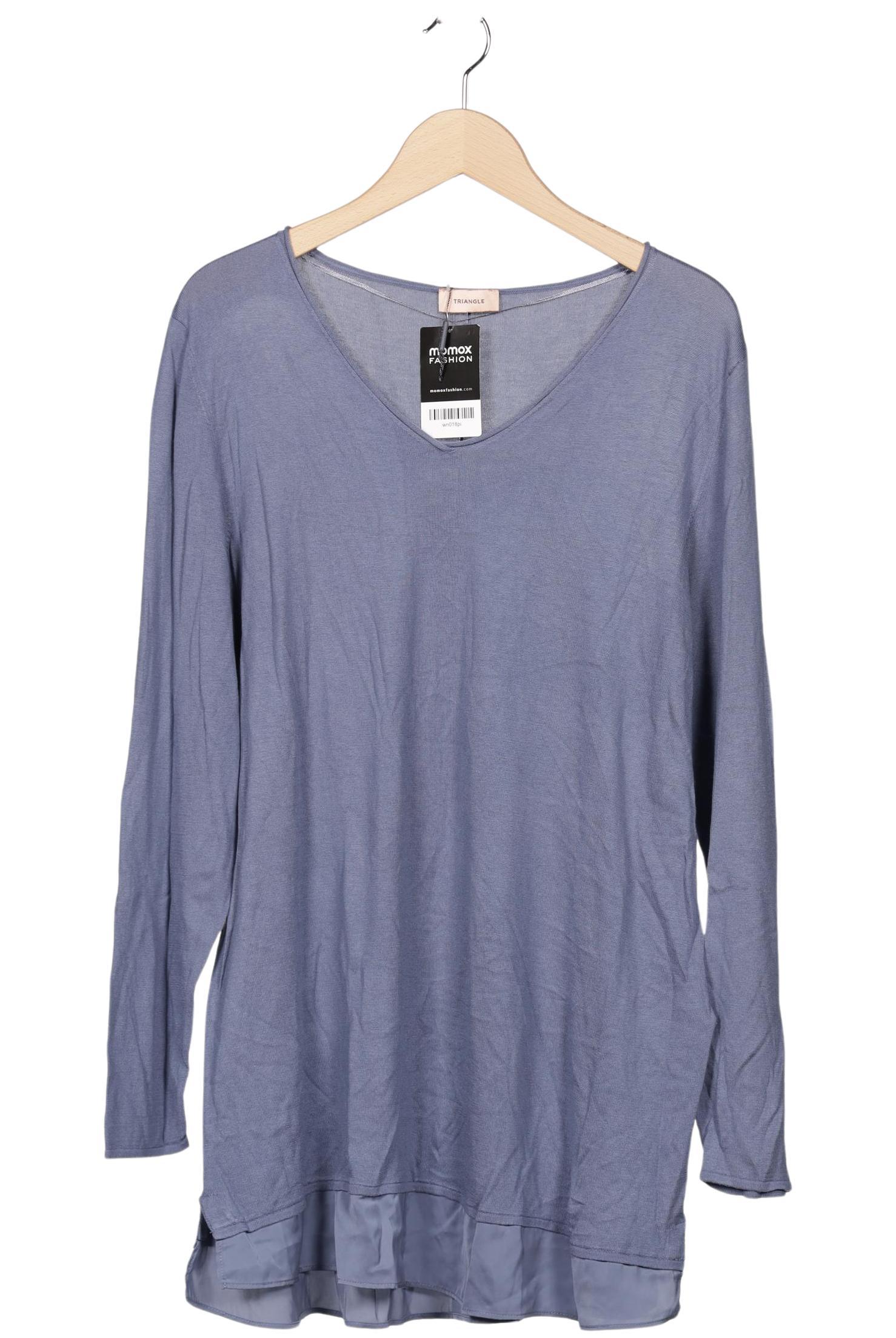 

Triangle Damen Pullover, blau, Gr. 48