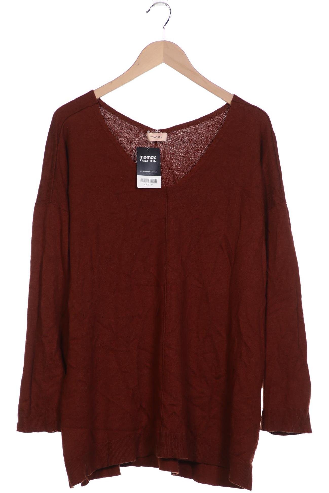 

Triangle Damen Pullover, braun, Gr. 52