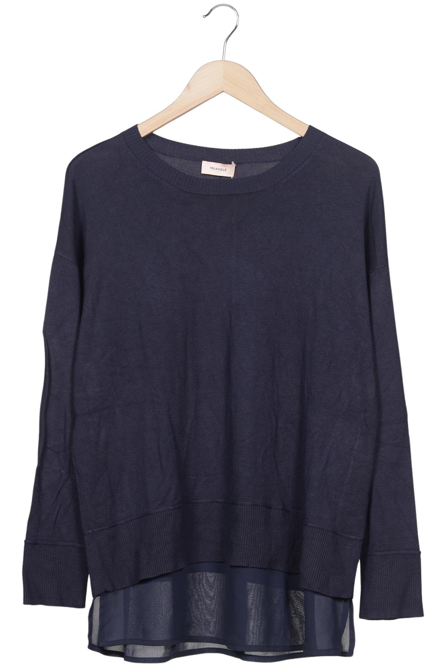 

Triangle Damen Pullover, marineblau, Gr. 44