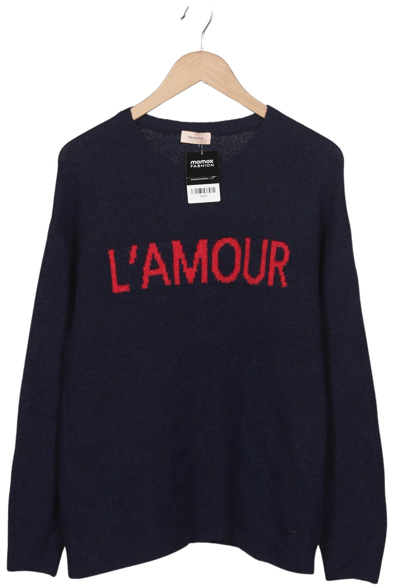 

Triangle Damen Pullover, marineblau, Gr. 42