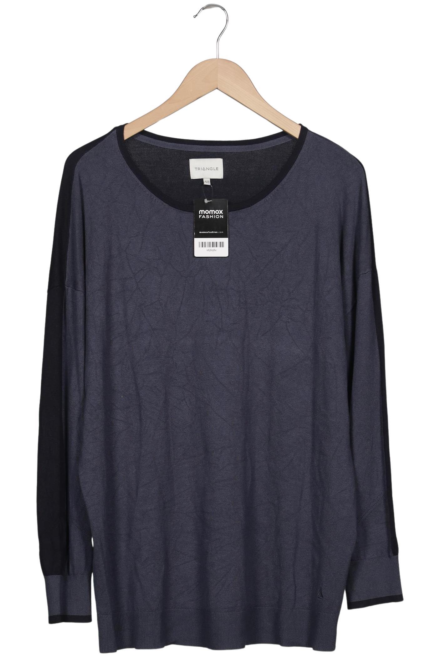 

Triangle Damen Pullover, marineblau, Gr. 48
