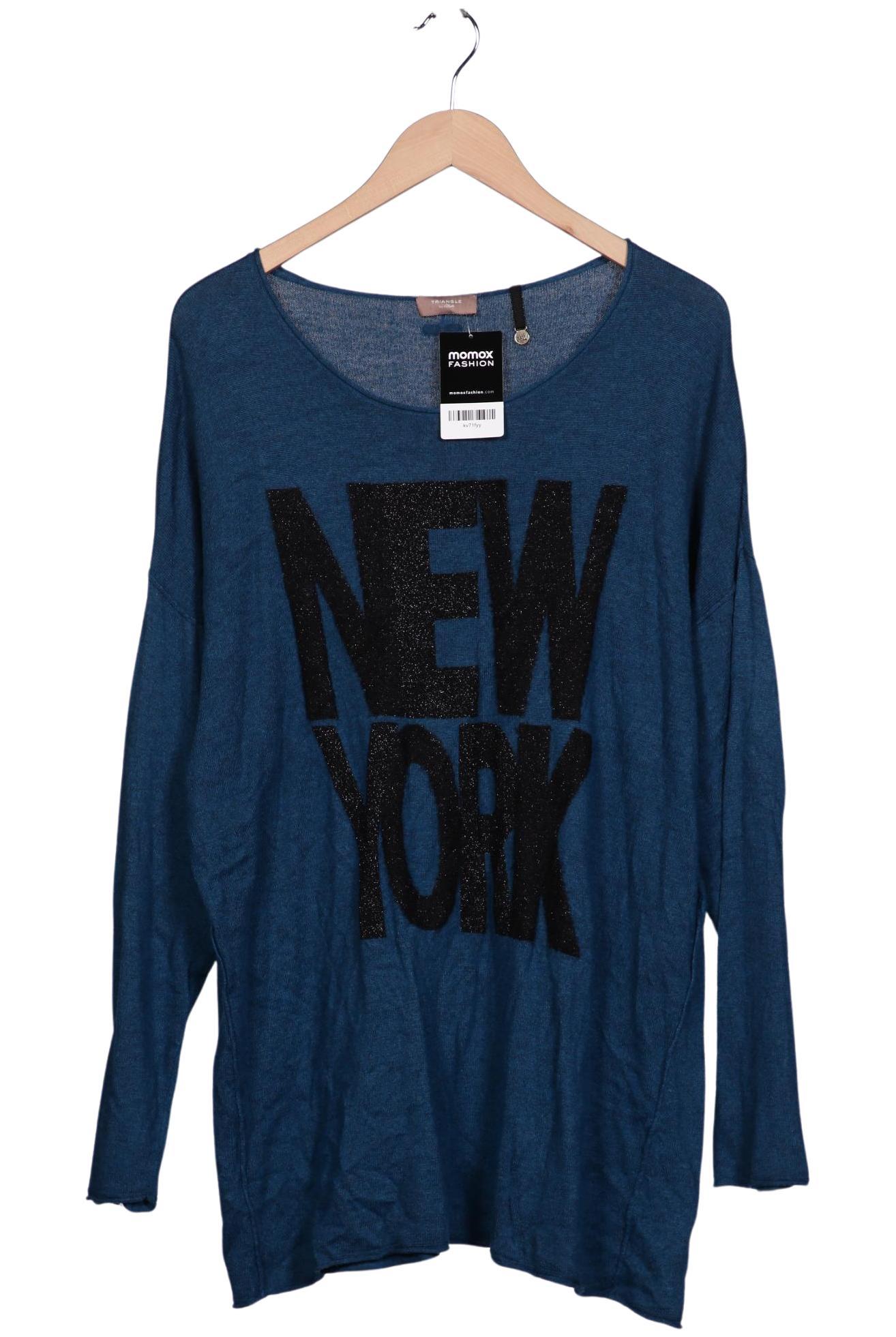 

Triangle Damen Pullover, marineblau, Gr. 48