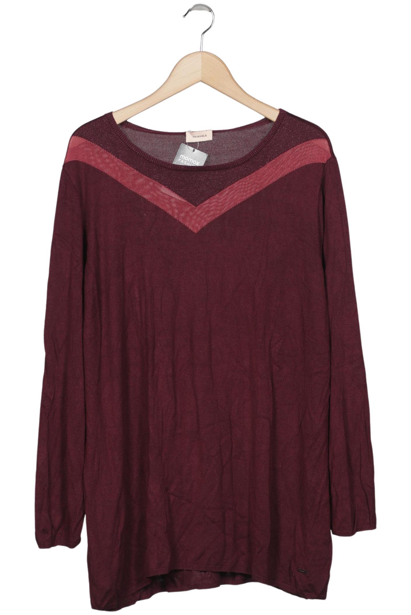 

Triangle Damen Pullover, bordeaux, Gr. 52