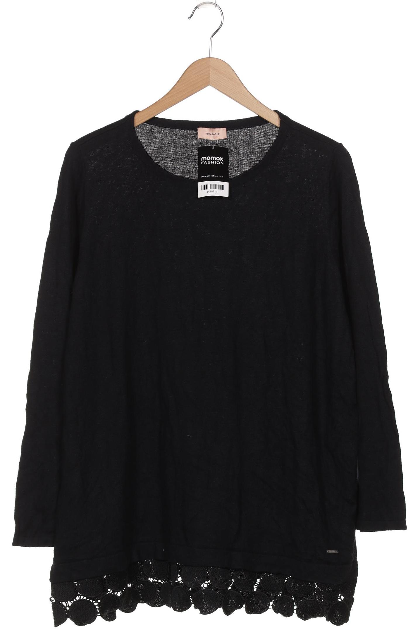 

Triangle Damen Pullover, schwarz, Gr. 48