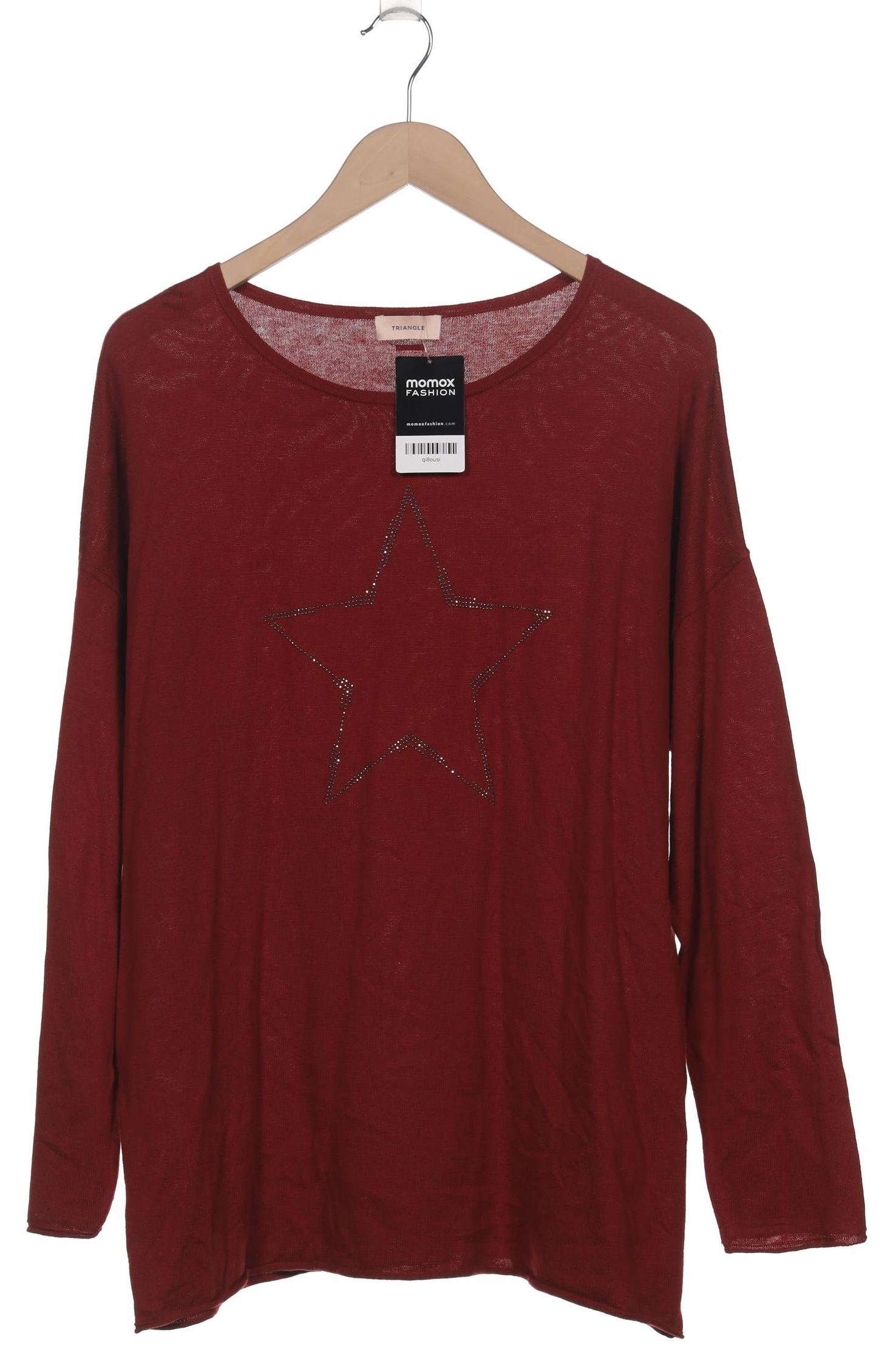 

Triangle Damen Pullover, rot, Gr. 48