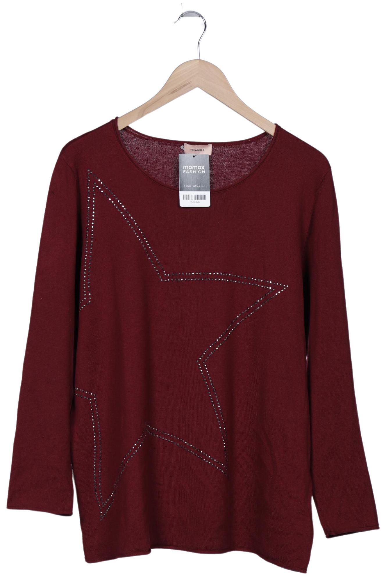 

Triangle Damen Pullover, bordeaux, Gr. 46