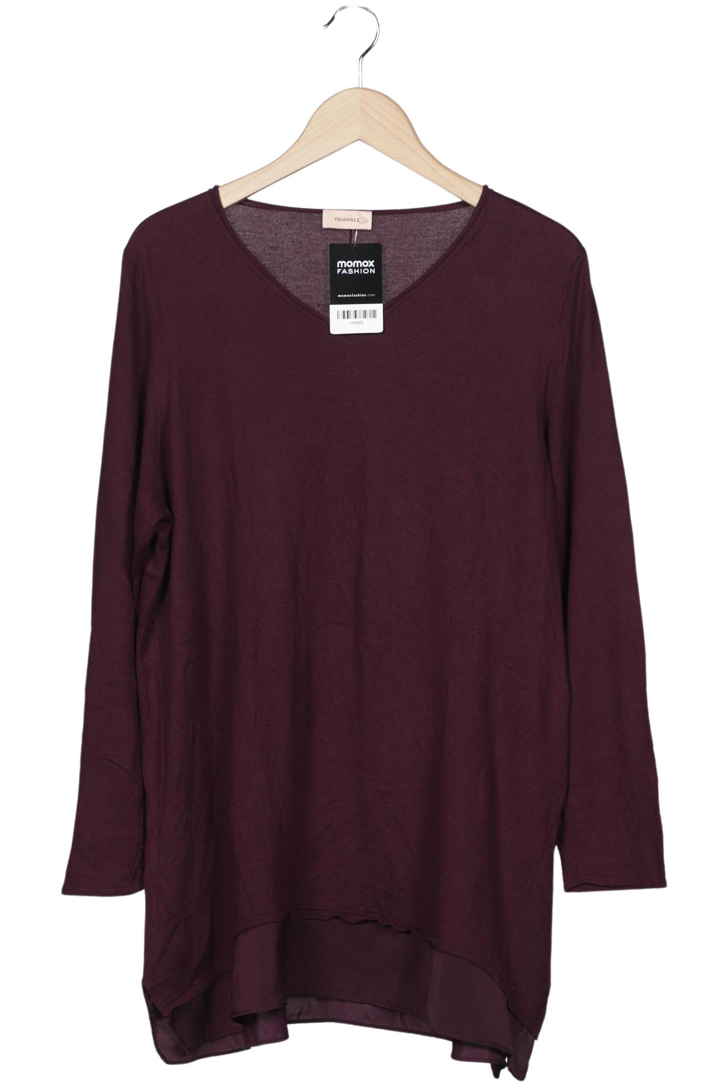 

Triangle Damen Pullover, bordeaux, Gr. 50
