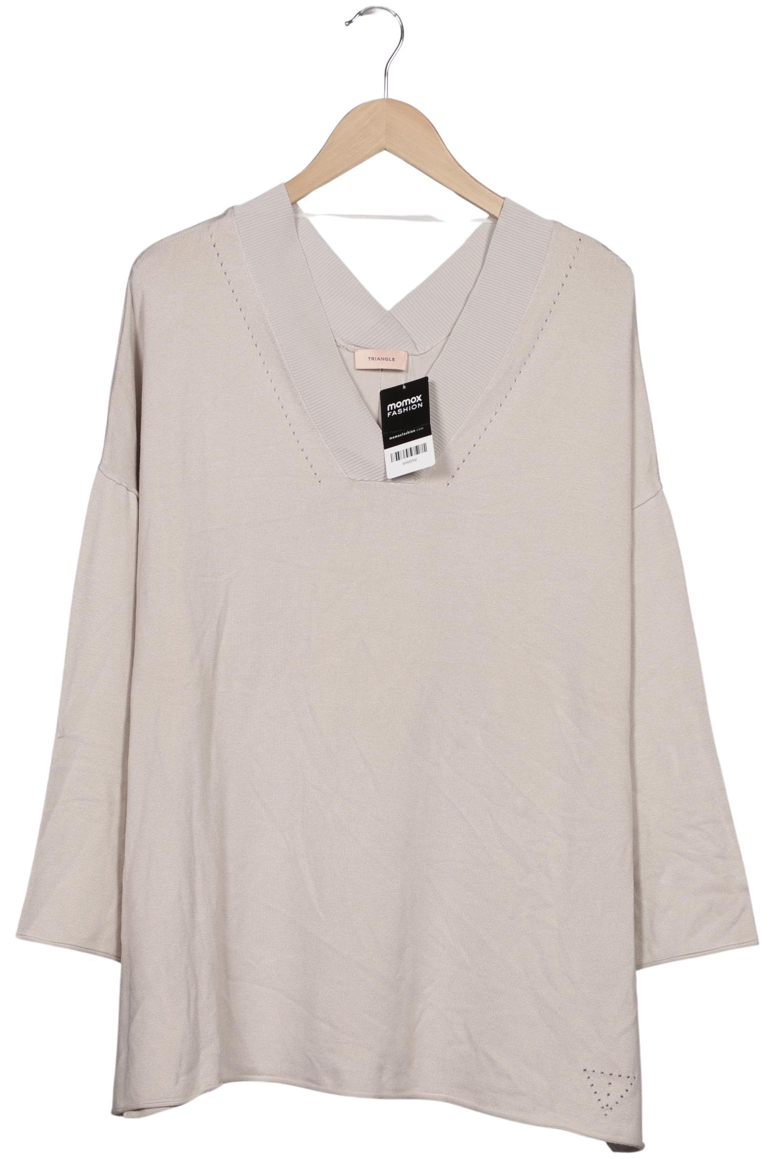 

Triangle Damen Pullover, beige, Gr. 52