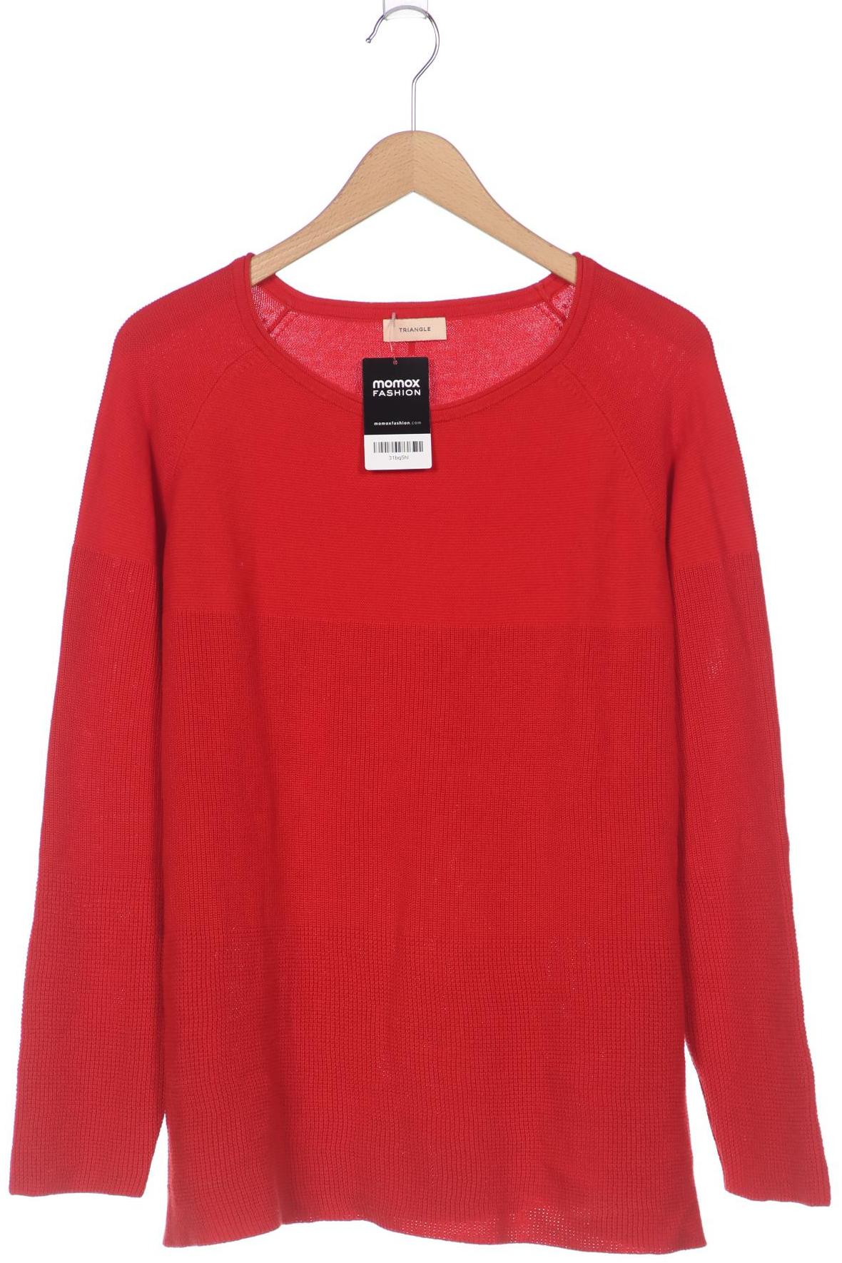 

Triangle Damen Pullover, rot, Gr. 48
