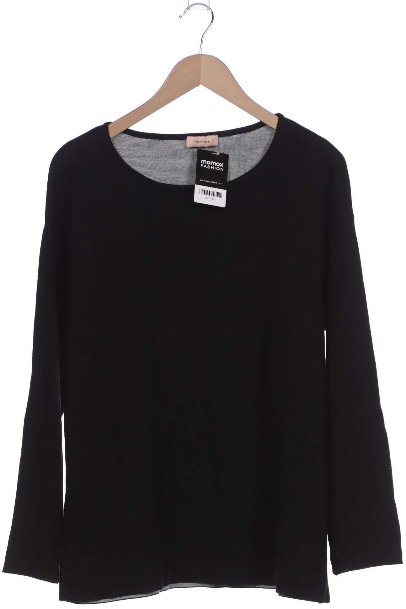 

Triangle Damen Pullover, schwarz, Gr. 48