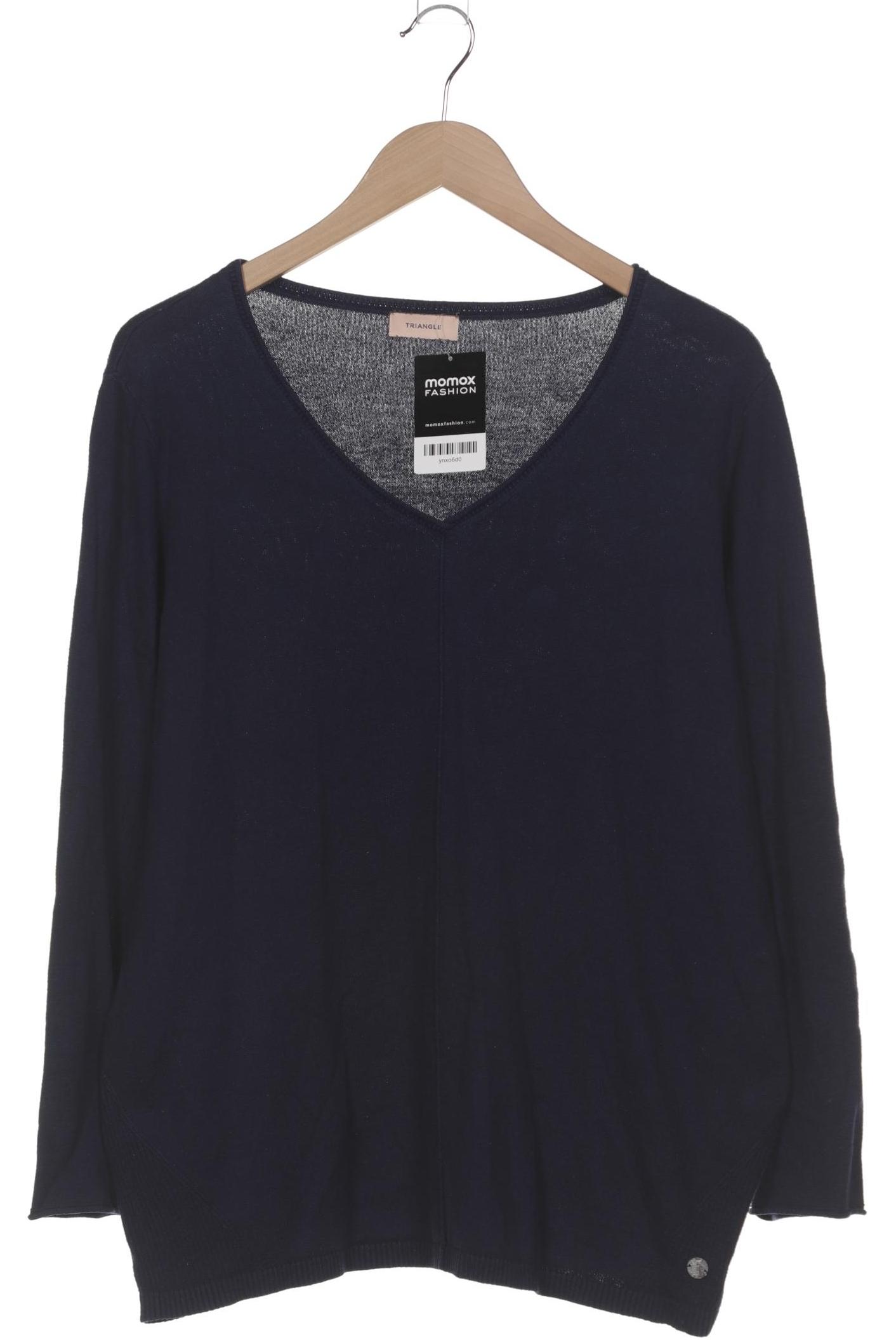 

Triangle Damen Pullover, marineblau, Gr. 48