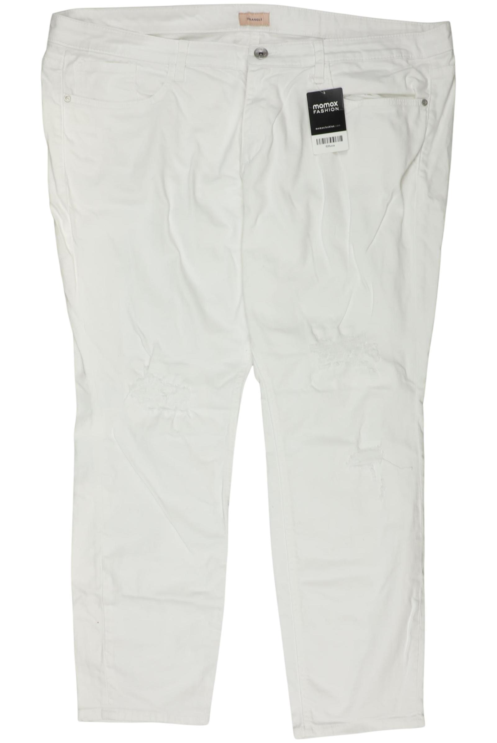 

Triangle Damen Stoffhose, weiß, Gr. 54