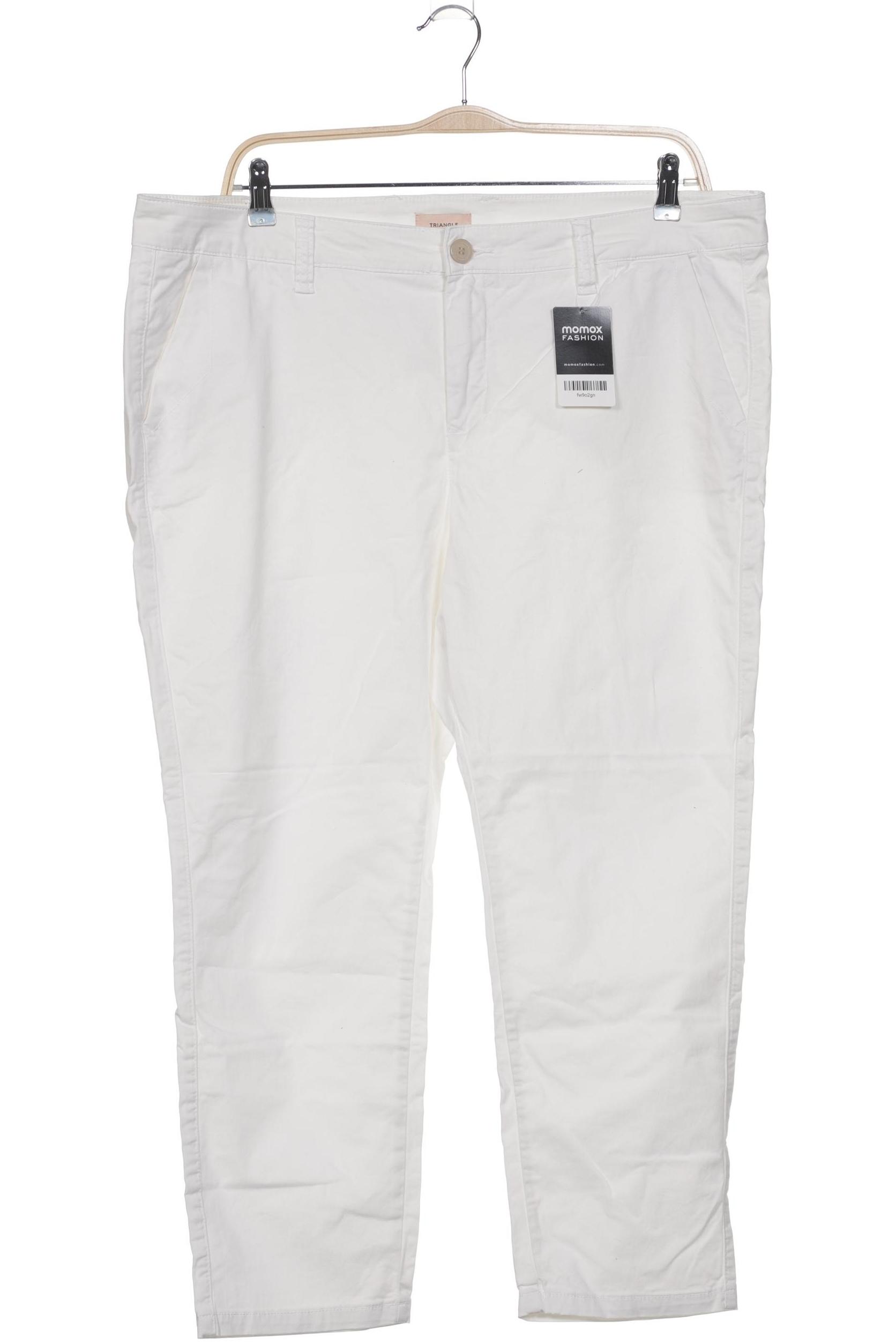 

Triangle Damen Stoffhose, weiß, Gr. 48
