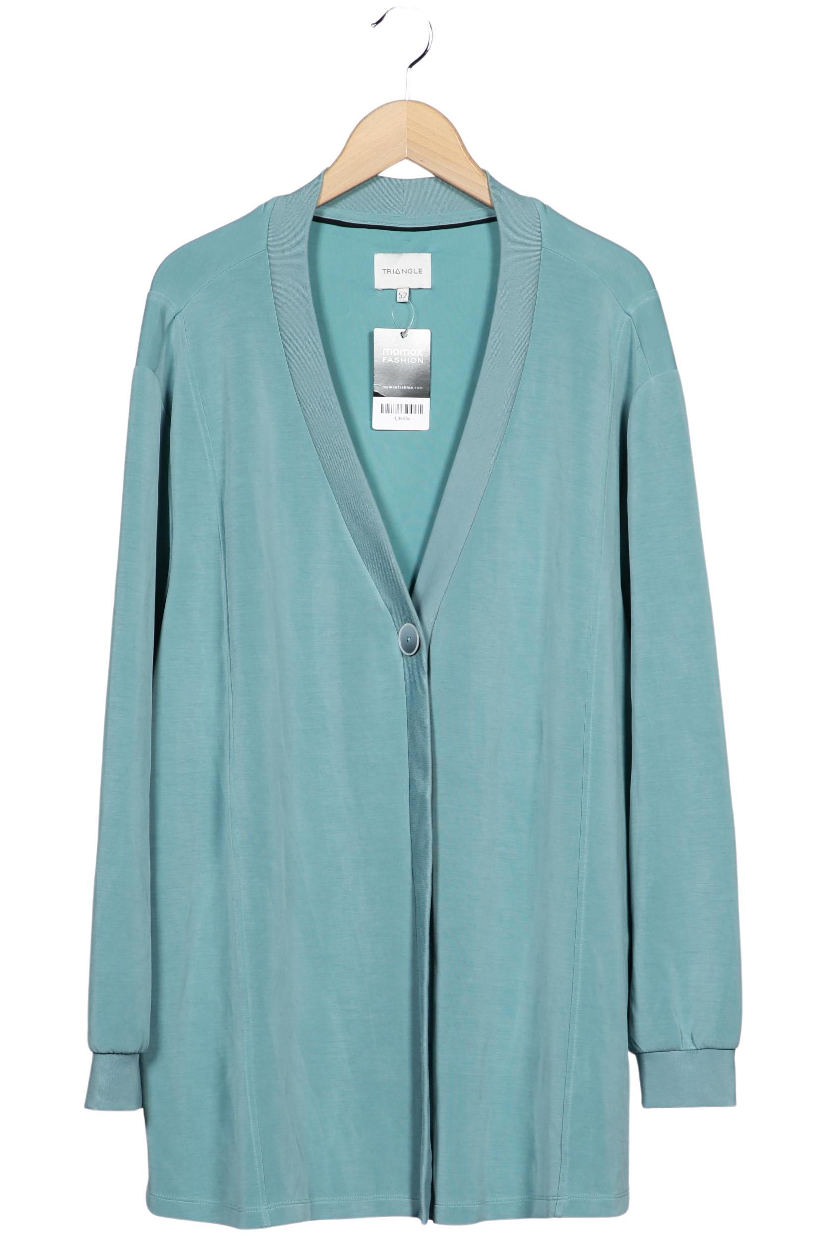 

Triangle Damen Strickjacke, türkis, Gr. 52