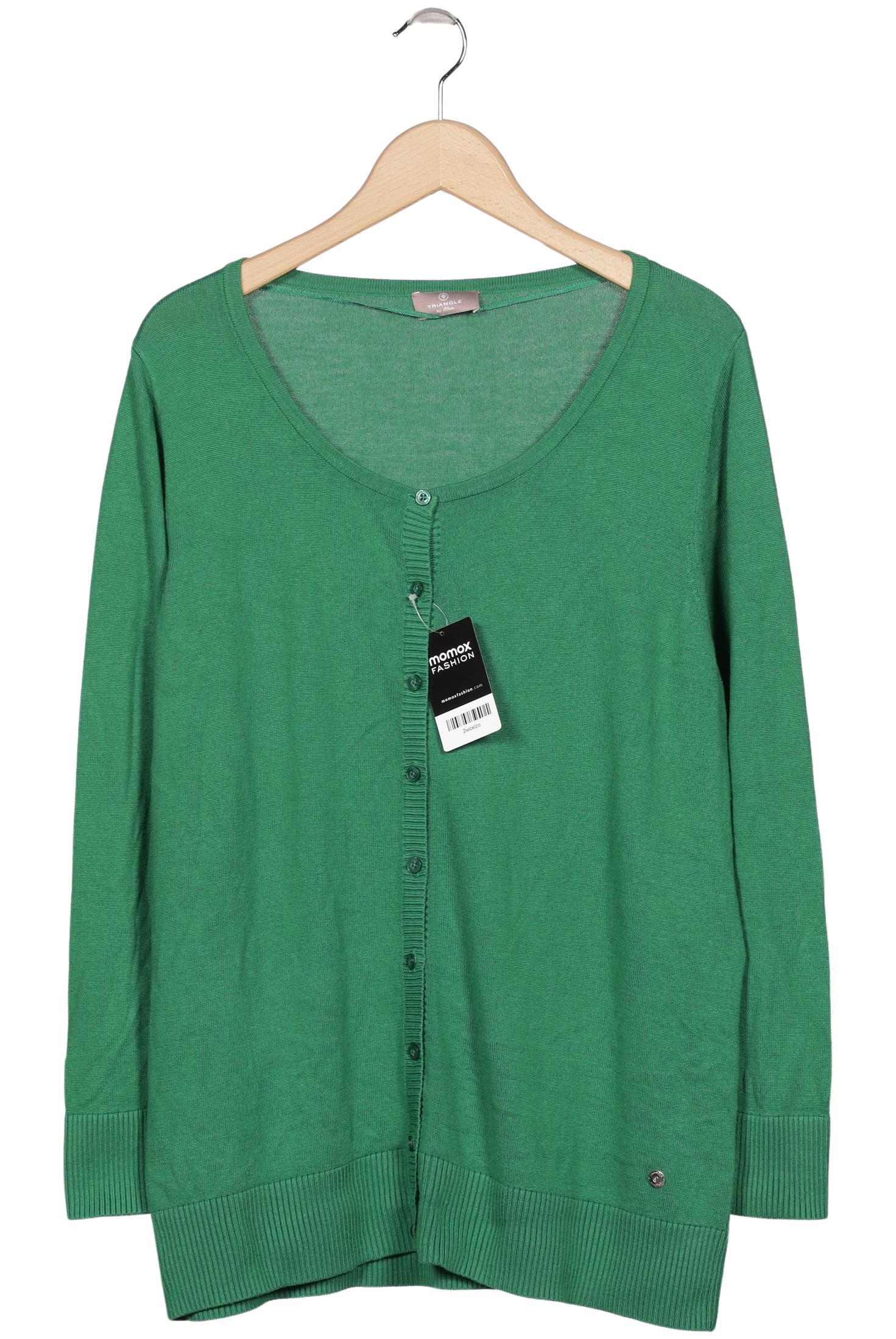 

Triangle Damen Strickjacke, grün, Gr. 46