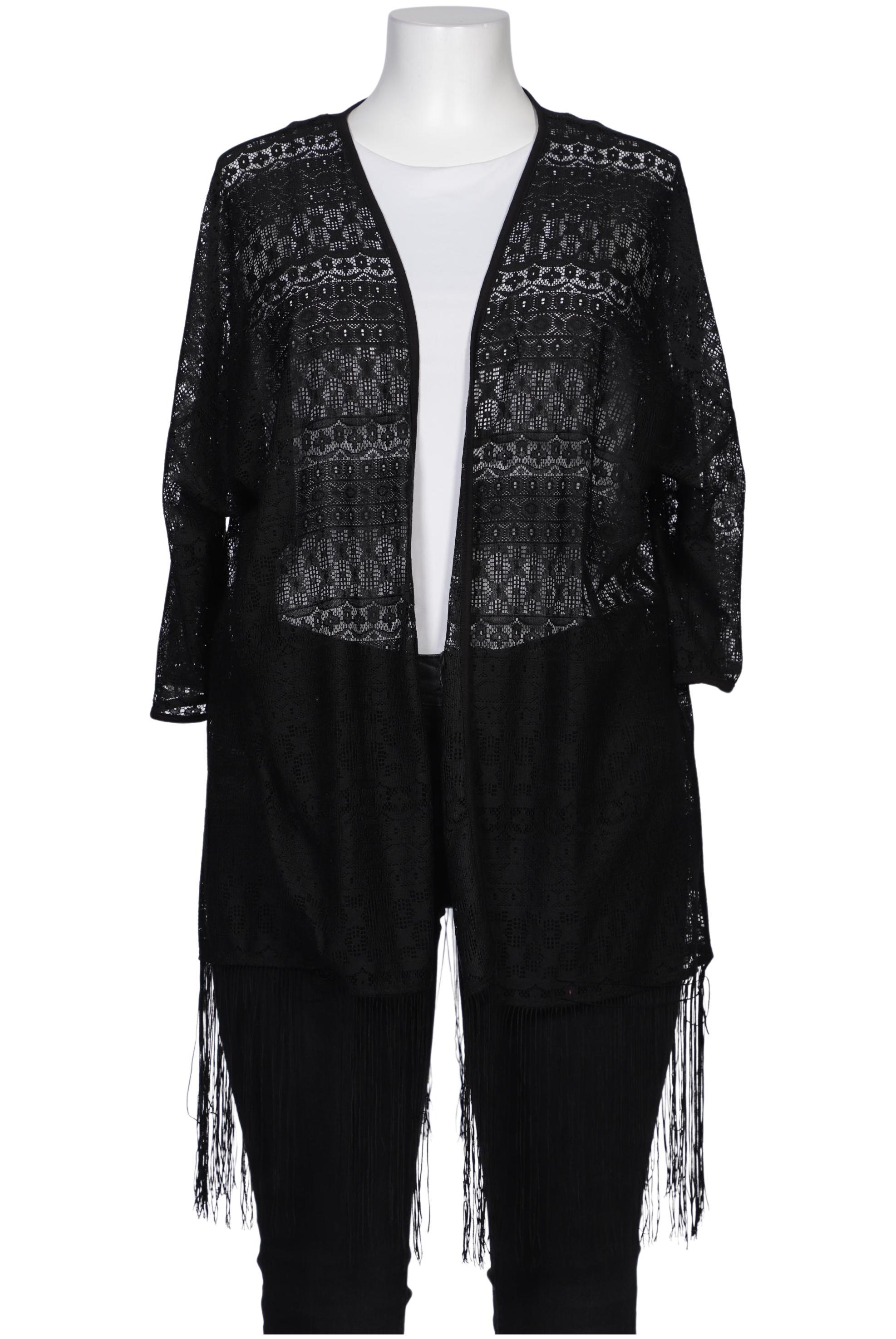 

Triangle Damen Strickjacke, schwarz, Gr. uni