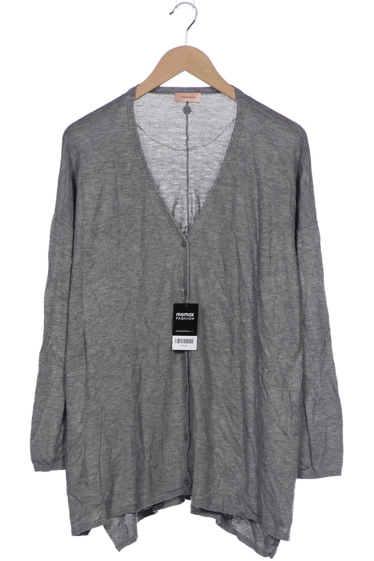 

Triangle Damen Strickjacke, grau, Gr. 50