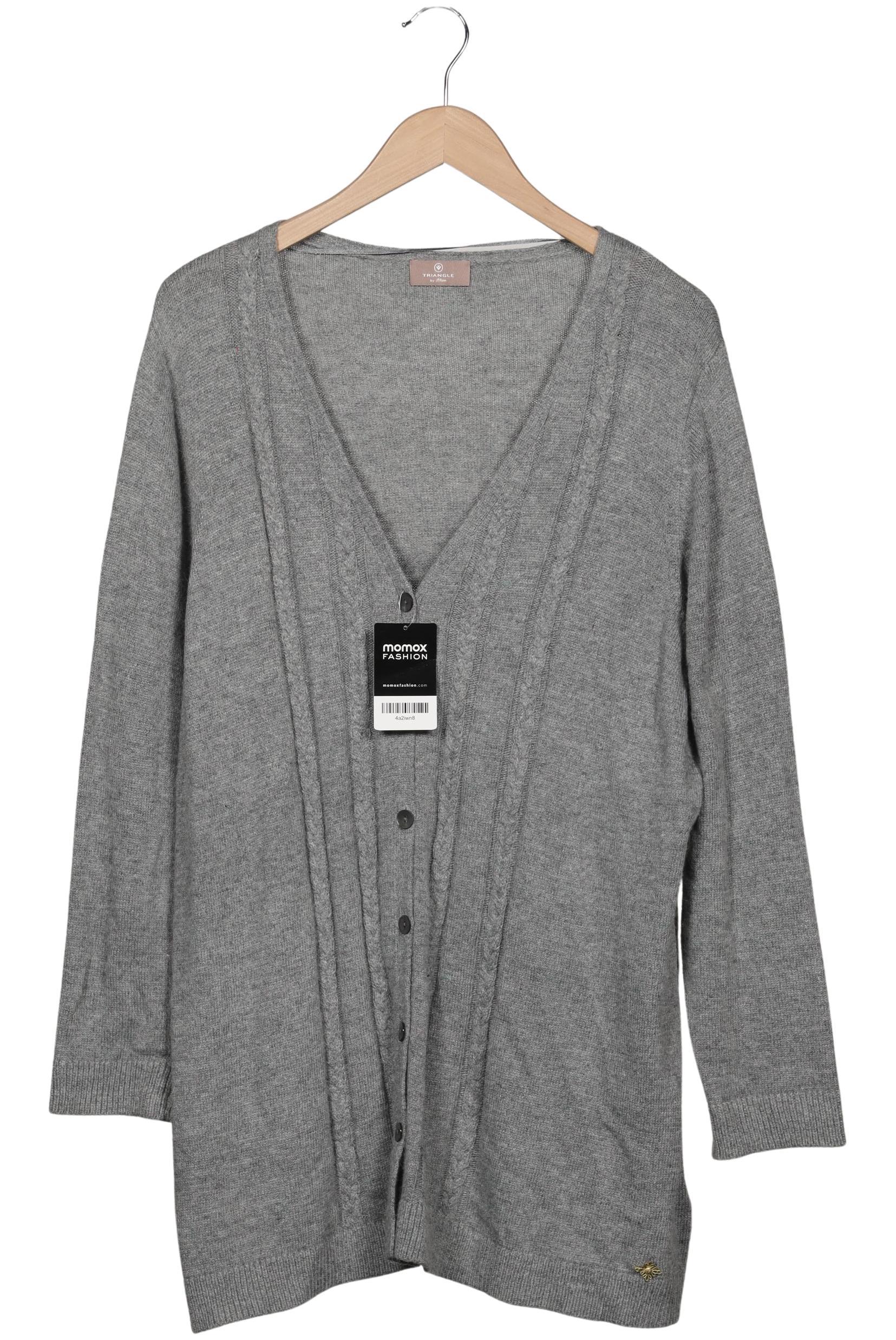 

Triangle Damen Strickjacke, grau, Gr. 52